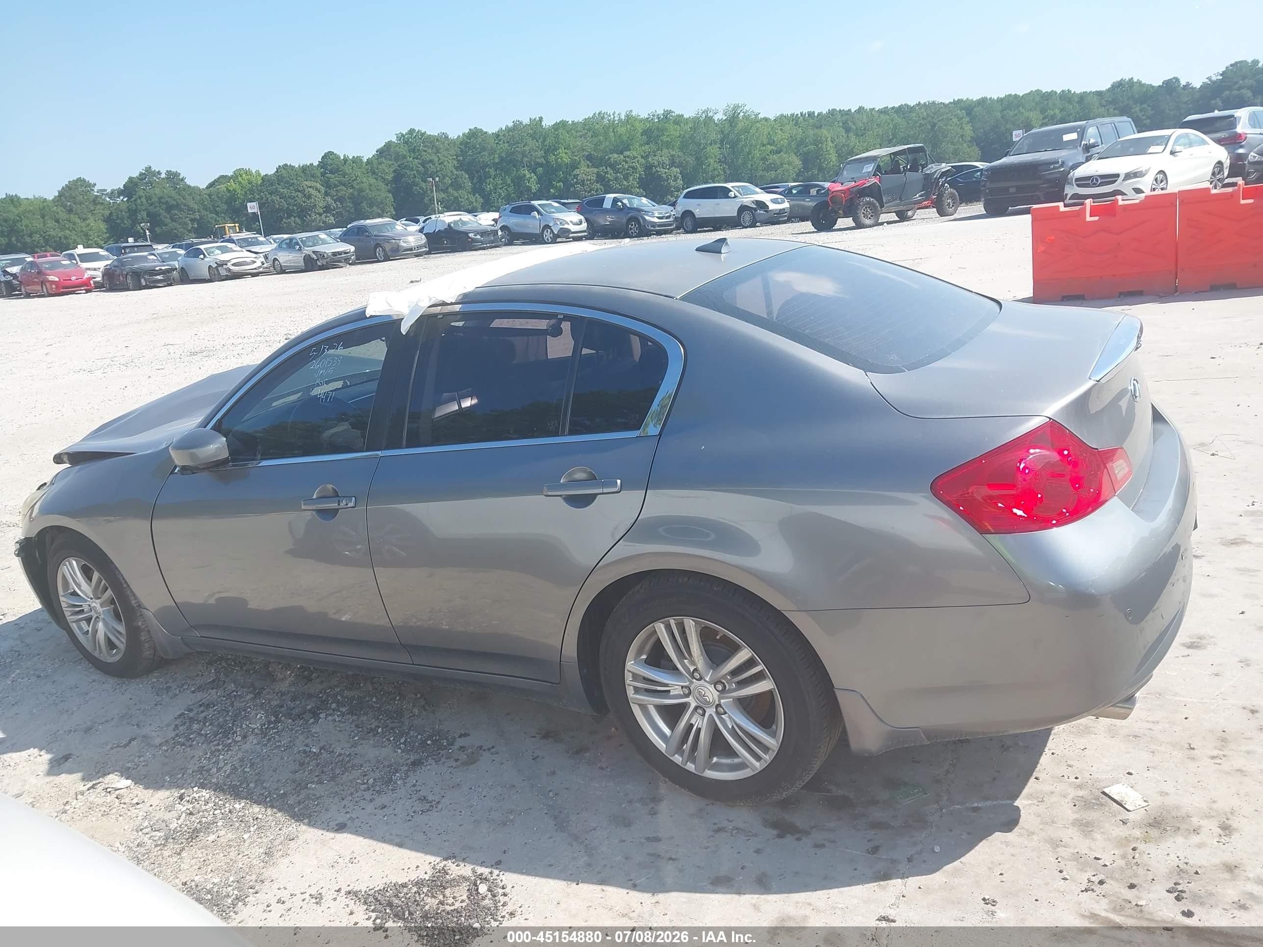 2013 Infiniti G37 Journey Gray vin: JN1CV6APXDM724471