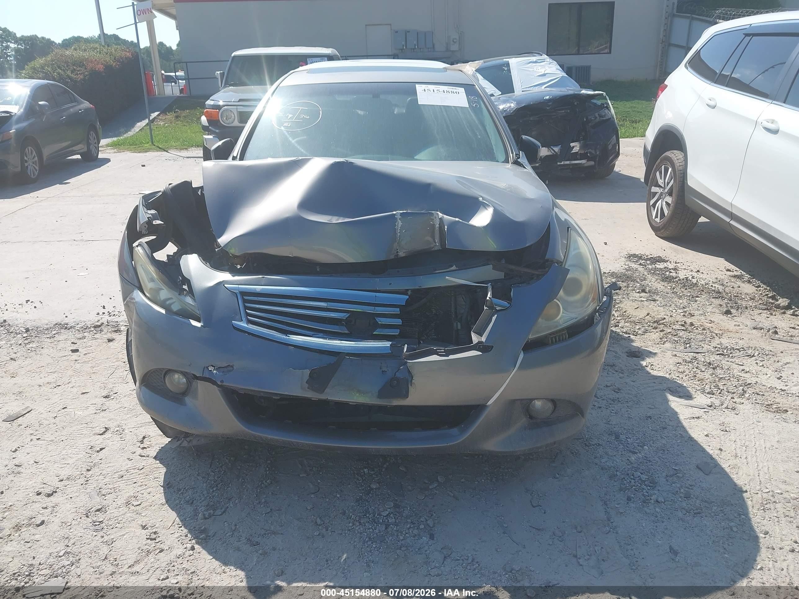2013 Infiniti G37 Journey Gray vin: JN1CV6APXDM724471