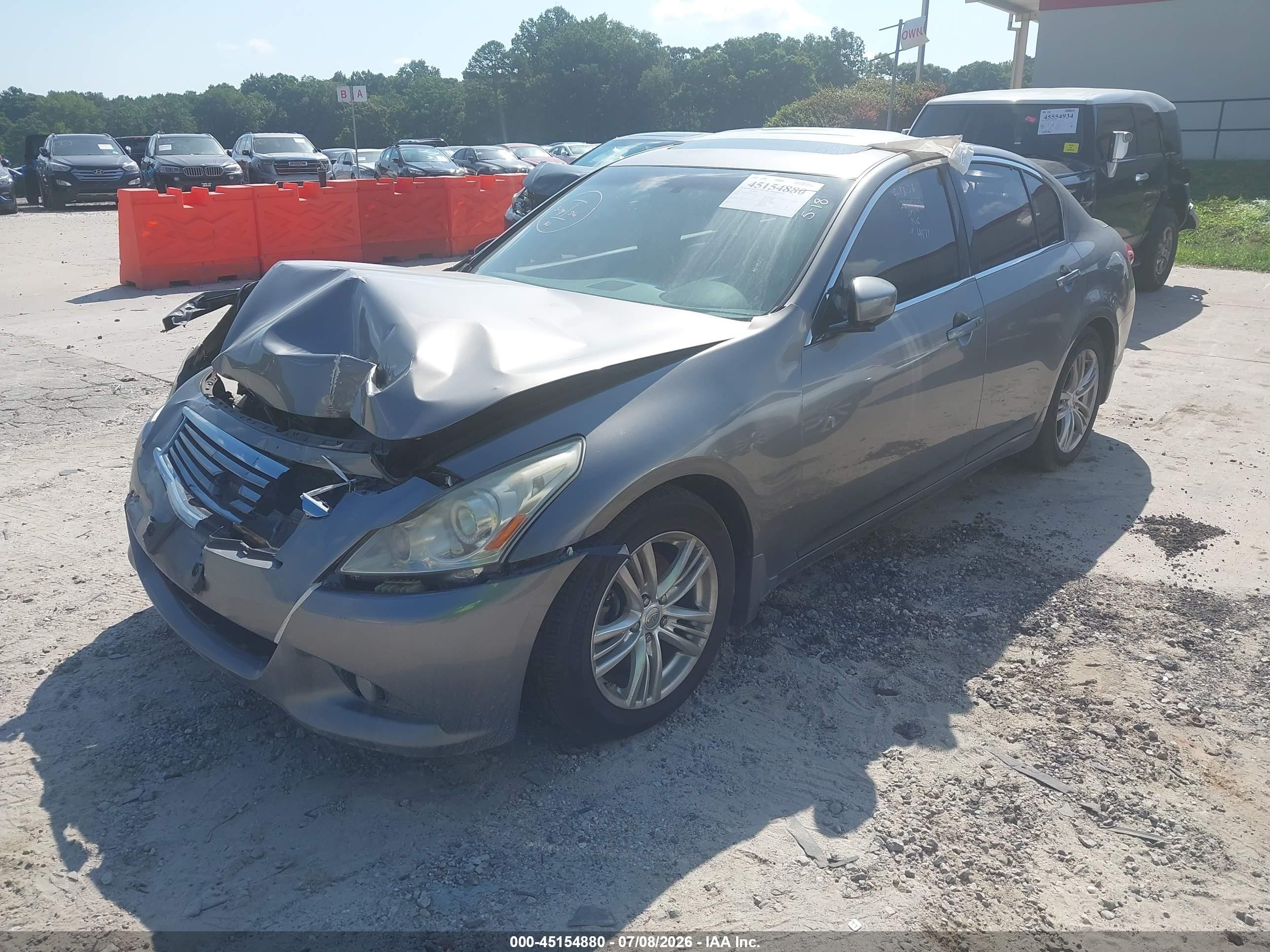 2013 Infiniti G37 Journey Gray vin: JN1CV6APXDM724471