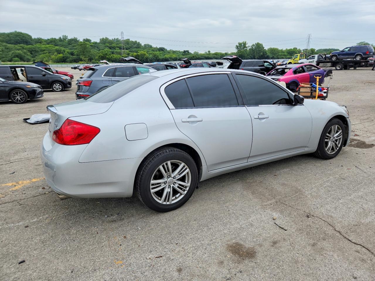 2010 Infiniti G37 Серебряный vin: JN1CV6AR0AM251239