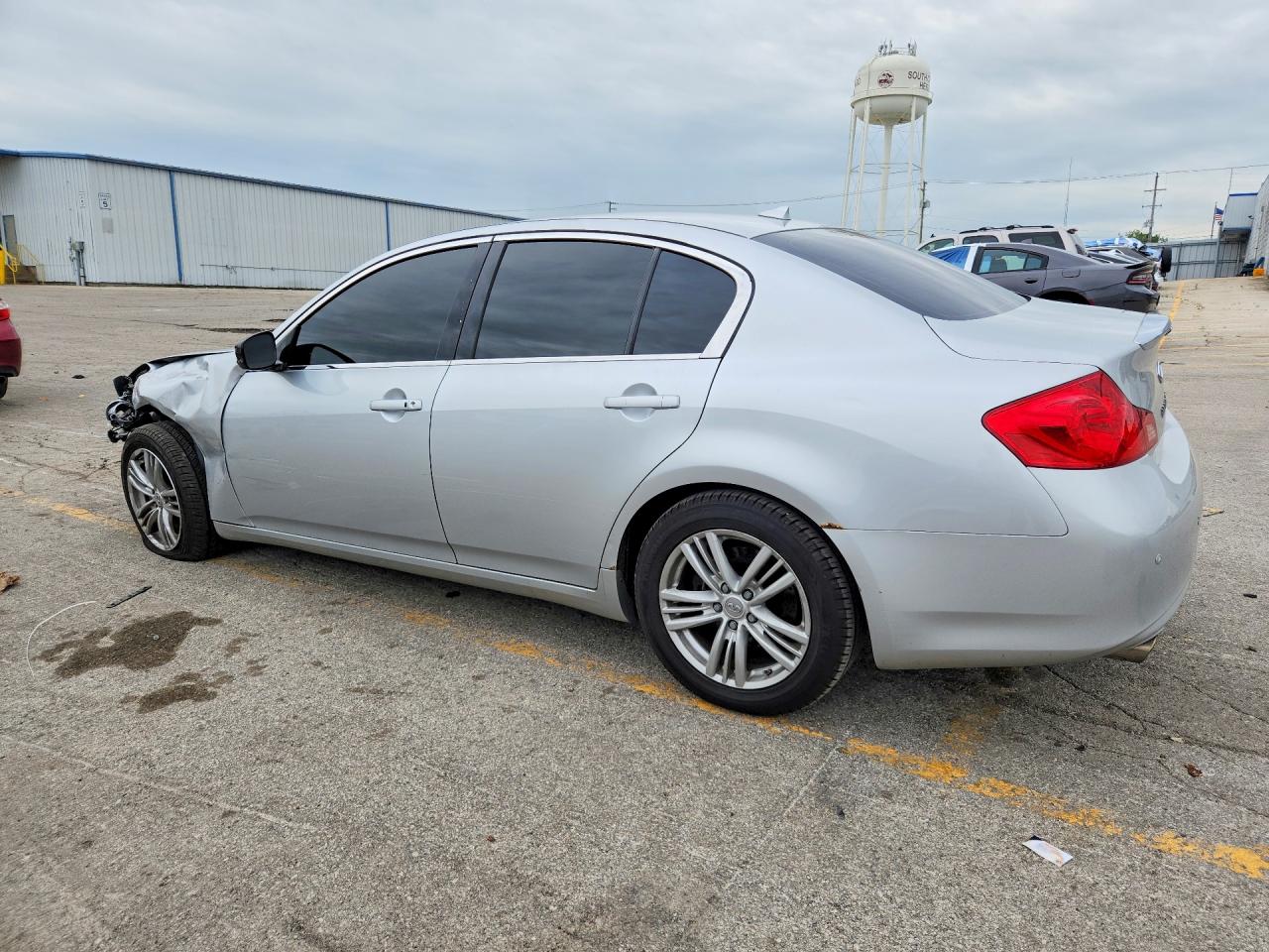 2010 Infiniti G37 Серебряный vin: JN1CV6AR0AM251239