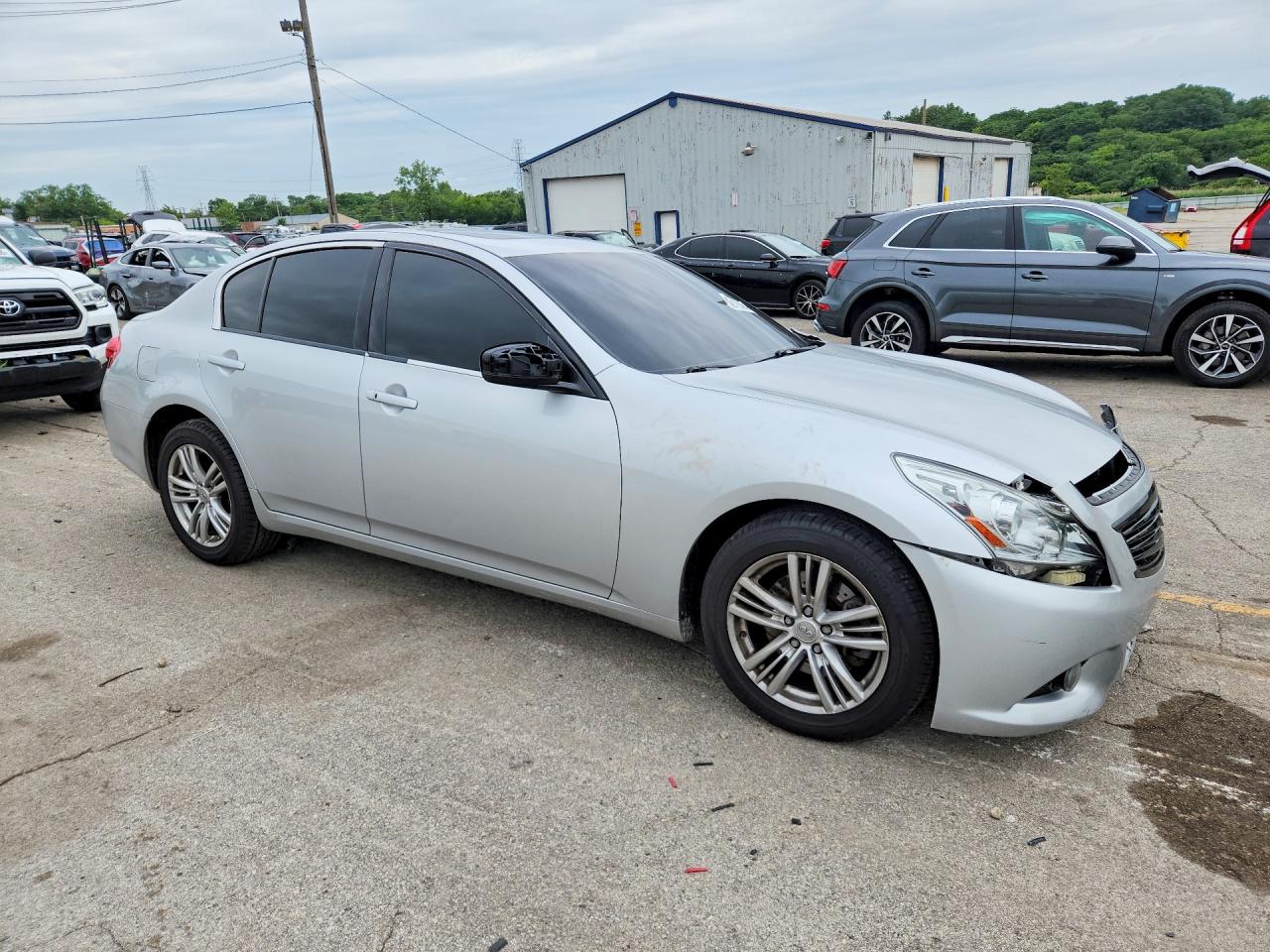 2010 Infiniti G37 Серебряный vin: JN1CV6AR0AM251239