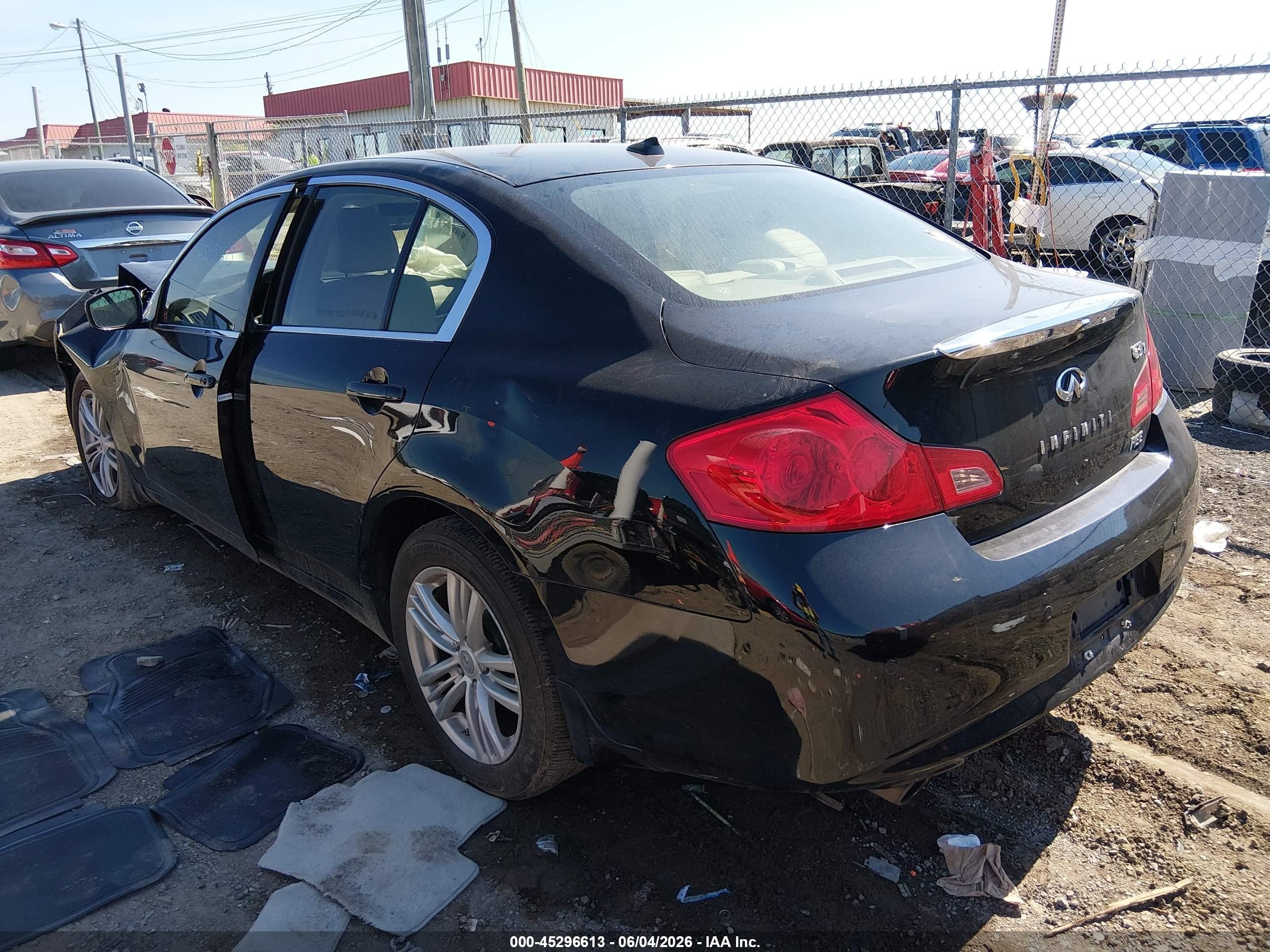 2010 Infiniti G37x   Black vin: JN1CV6AR0AM254531