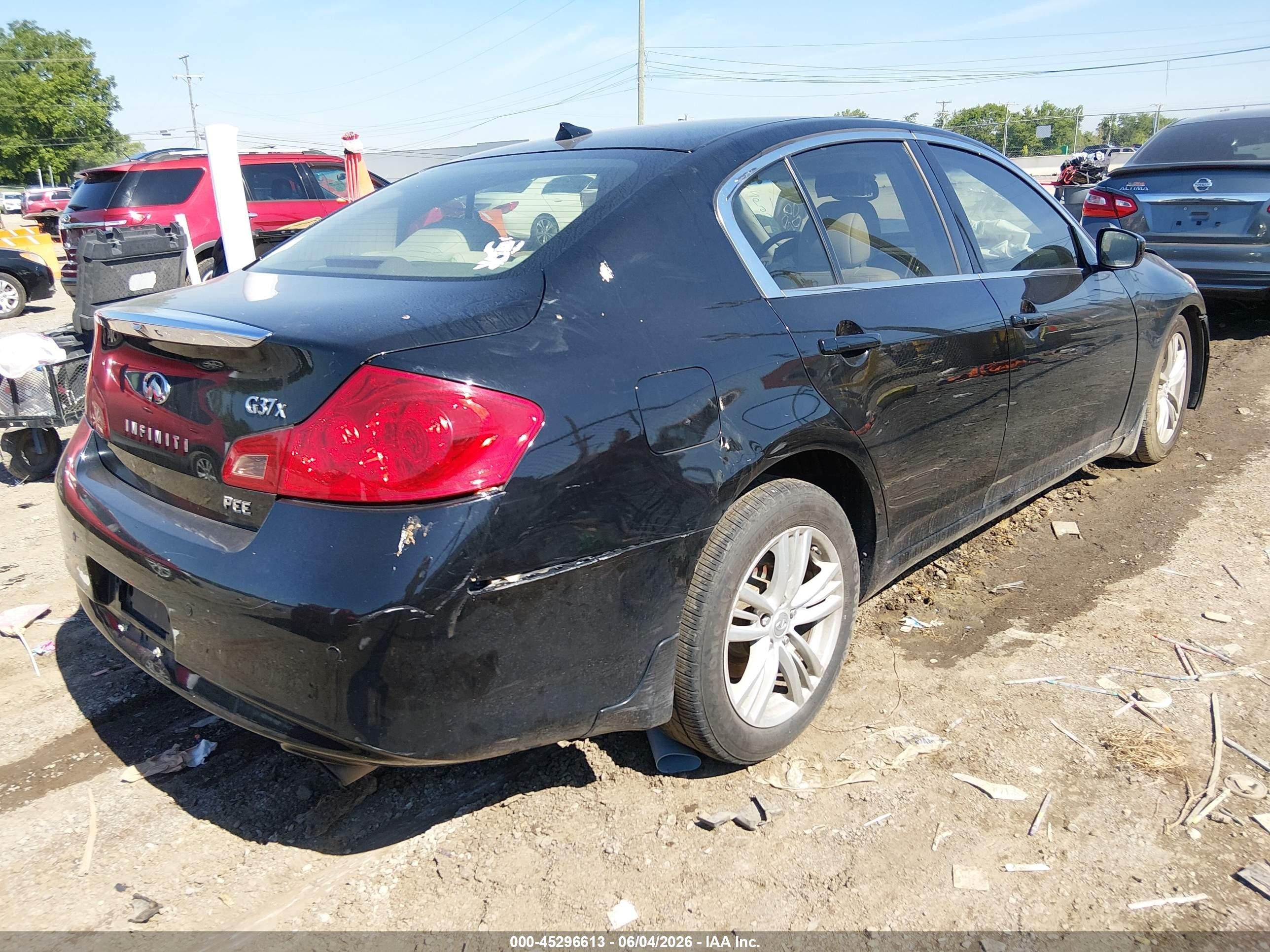 2010 Infiniti G37x   Black vin: JN1CV6AR0AM254531