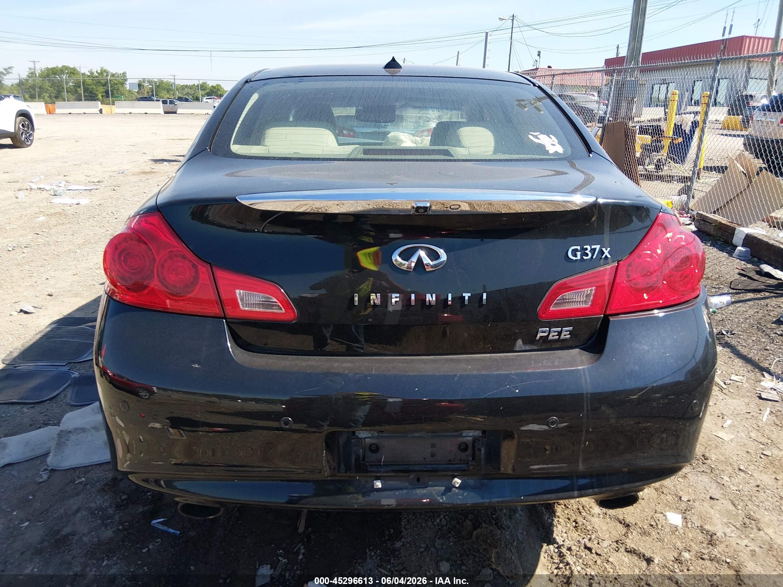 2010 Infiniti G37x   Black vin: JN1CV6AR0AM254531