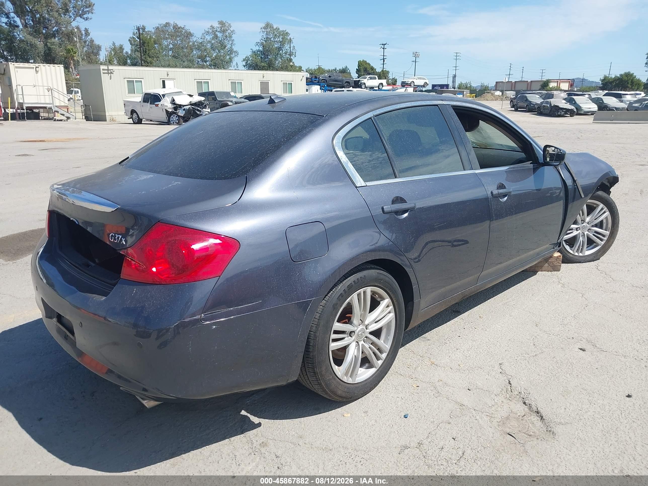 2010 Infiniti G37x   Gray vin: JN1CV6AR0AM451229