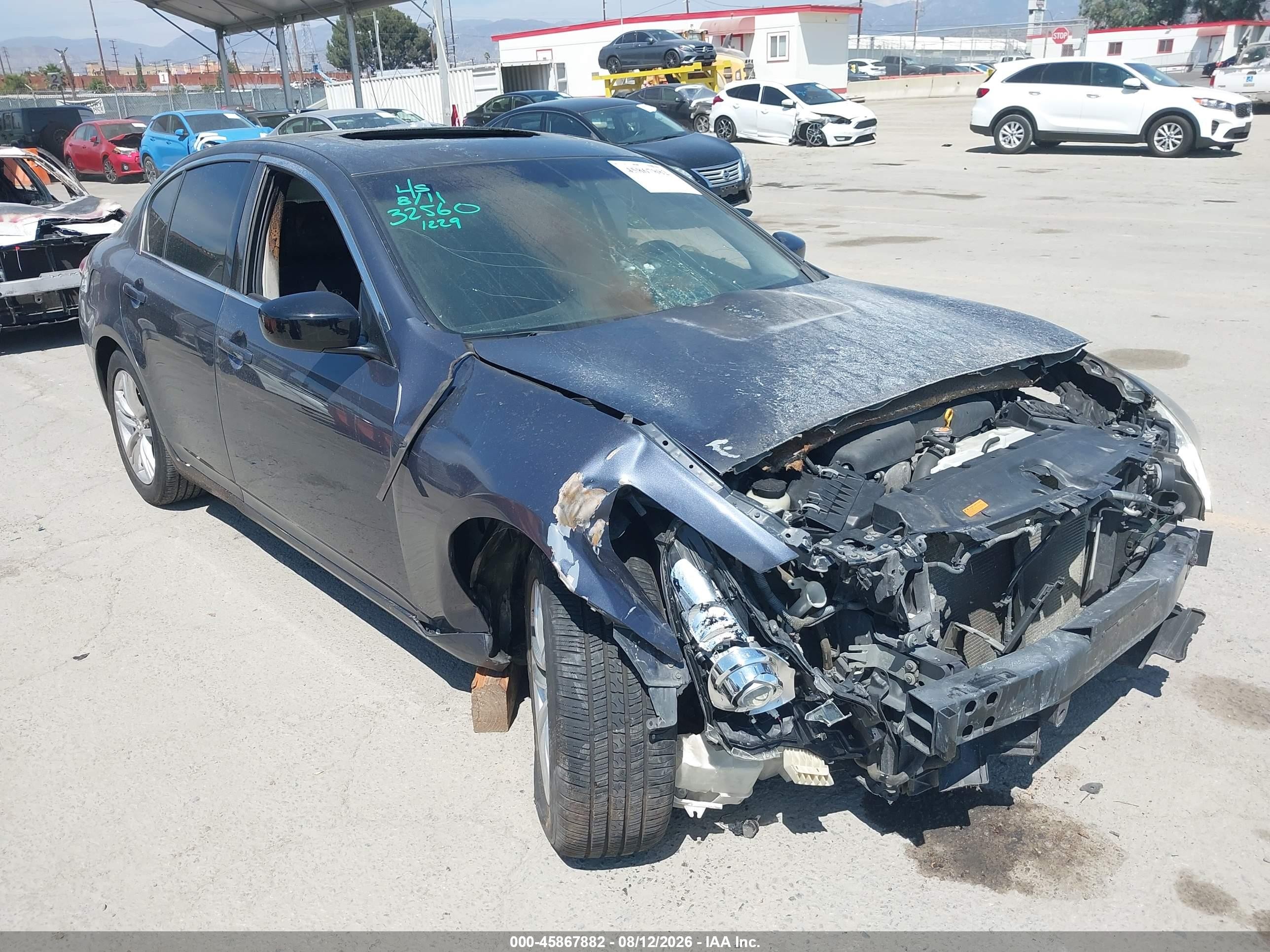 2010 Infiniti G37x   Gray vin: JN1CV6AR0AM451229