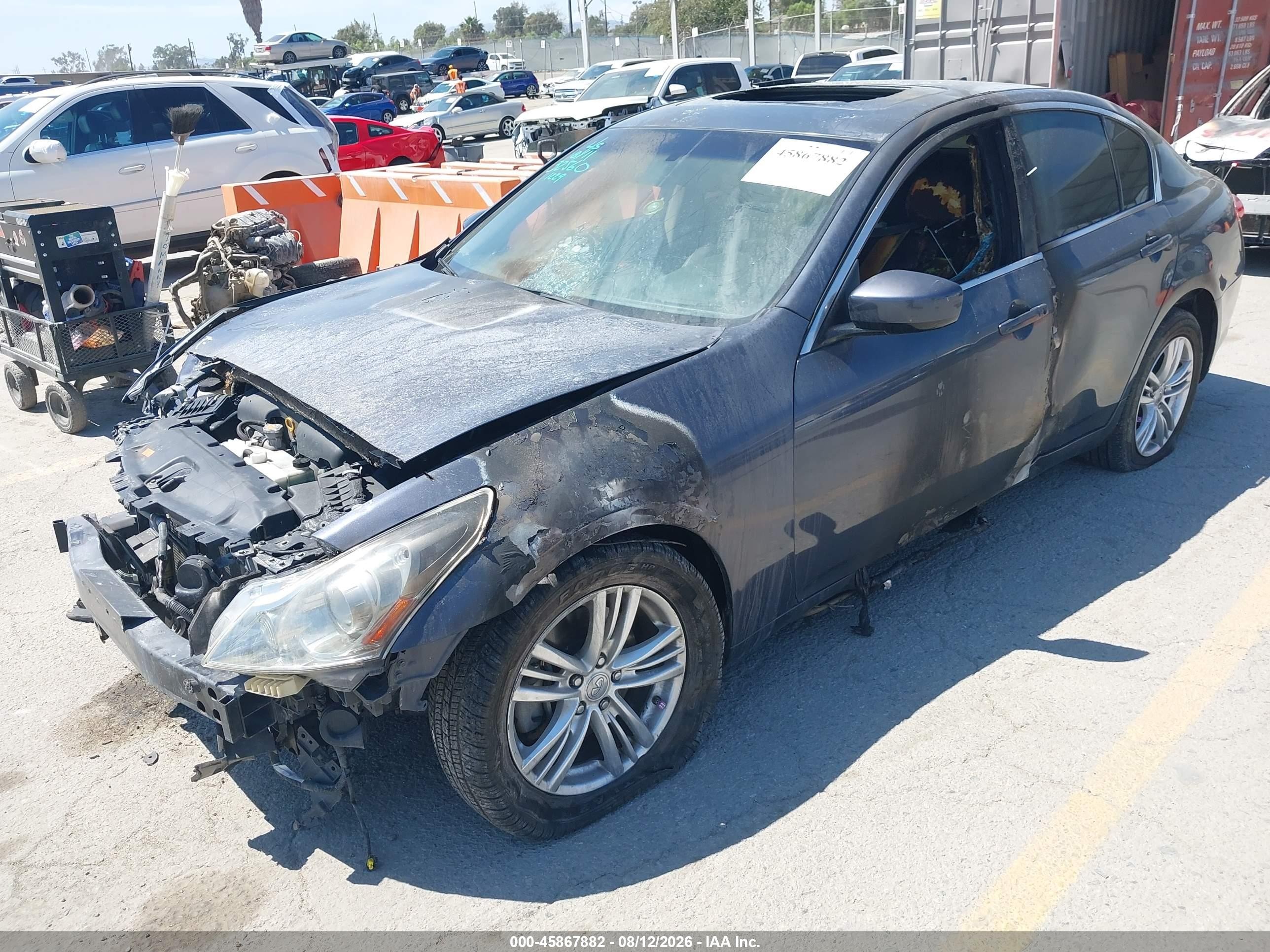2010 Infiniti G37x   Gray vin: JN1CV6AR0AM451229