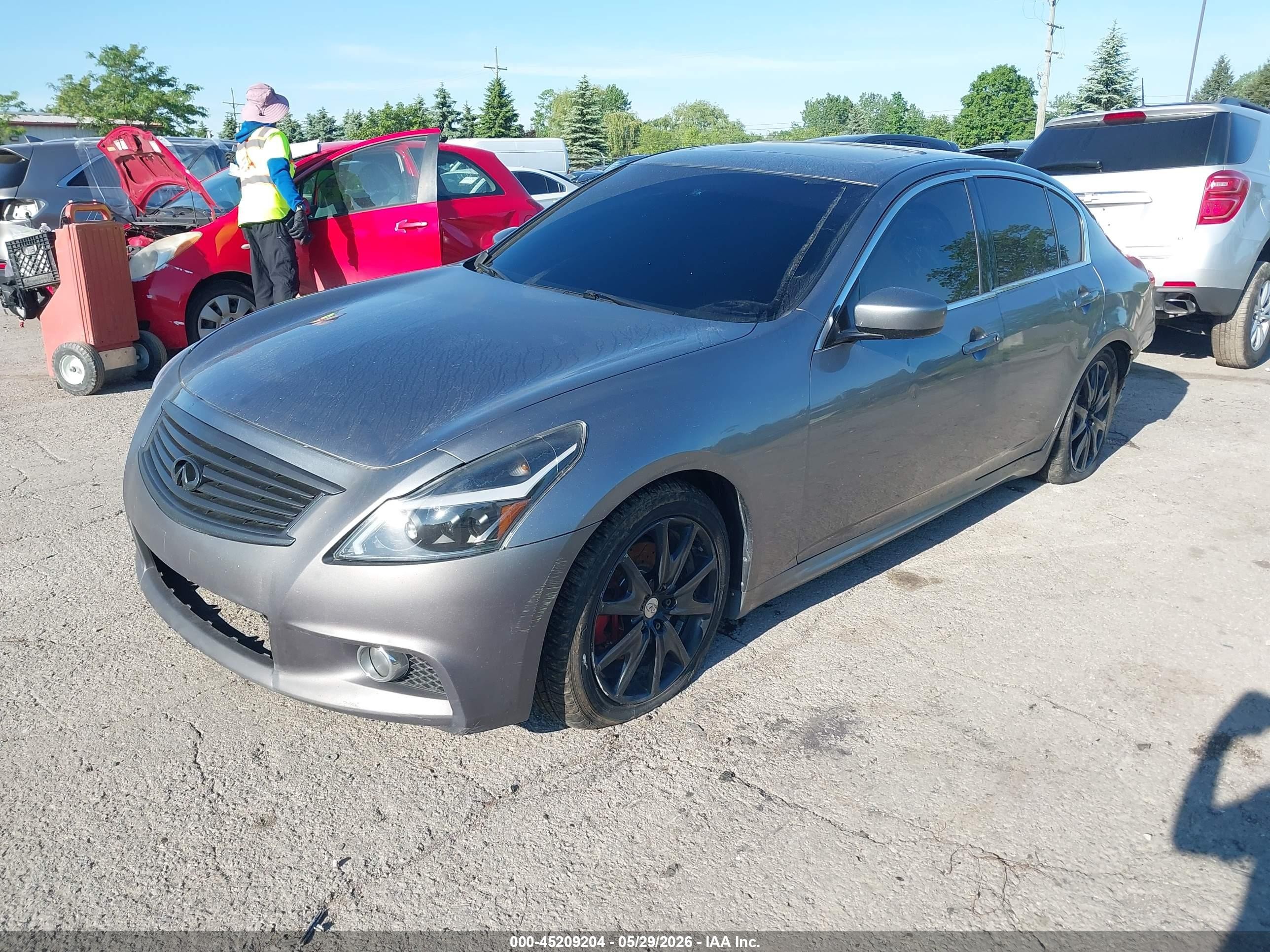 2010 Infiniti G37x   Gray vin: JN1CV6AR0AM451554