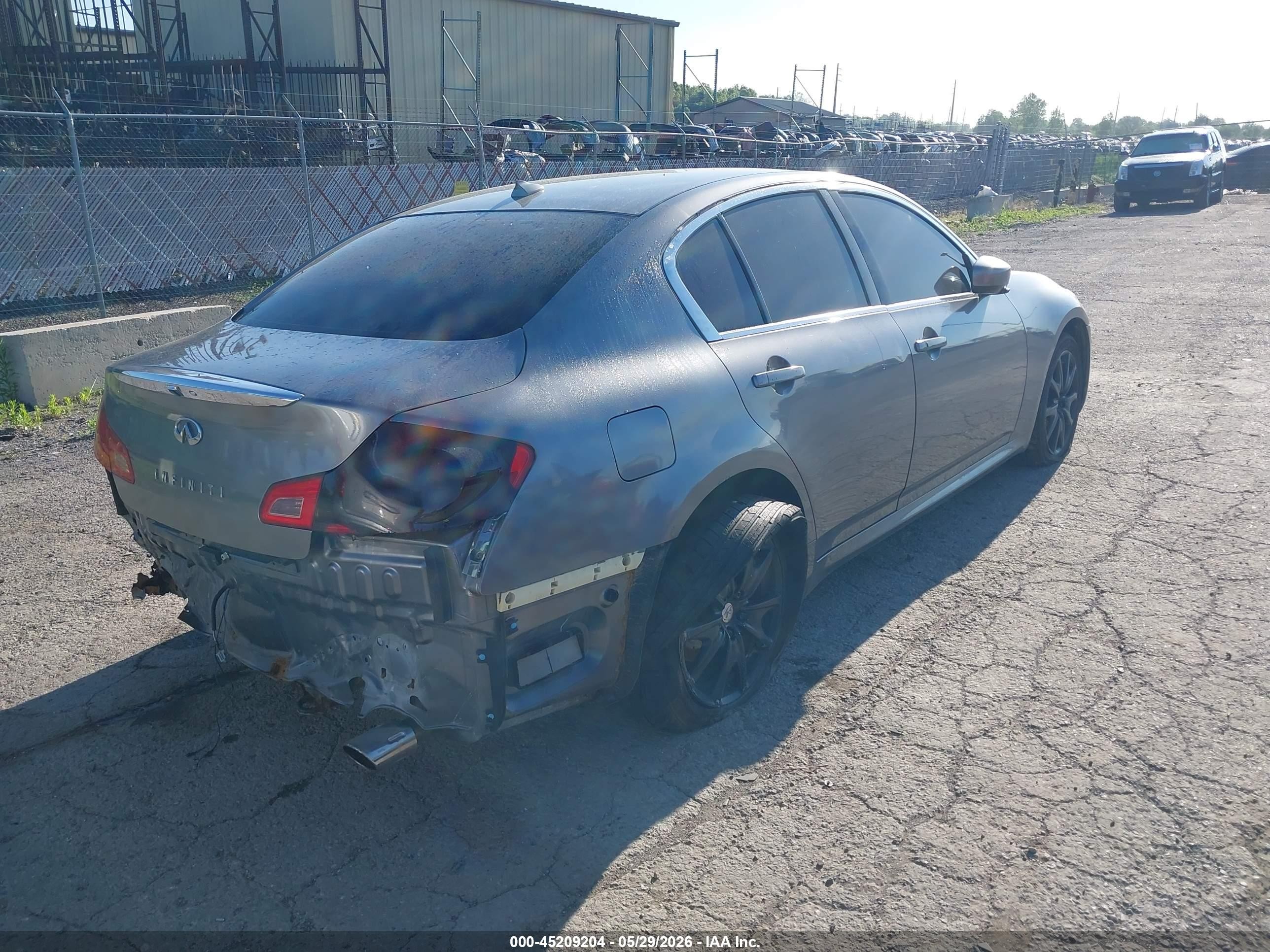2010 Infiniti G37x   Gray vin: JN1CV6AR0AM451554