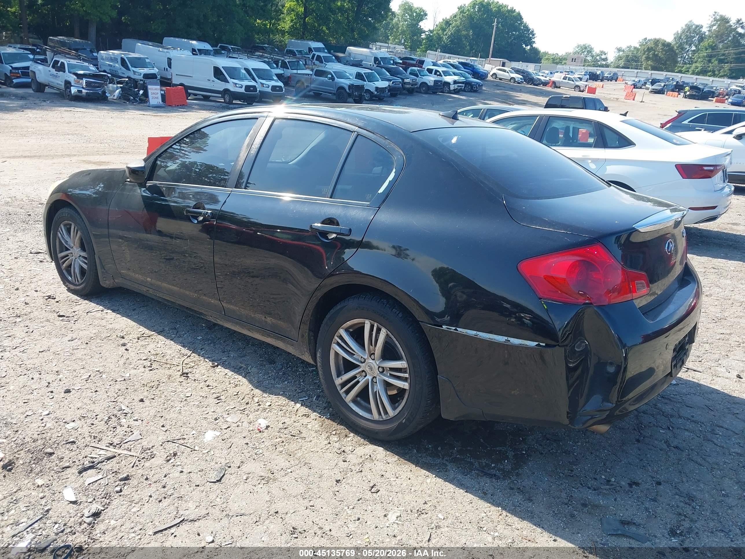 2011 Infiniti G37x   Black vin: JN1CV6AR0BM353321