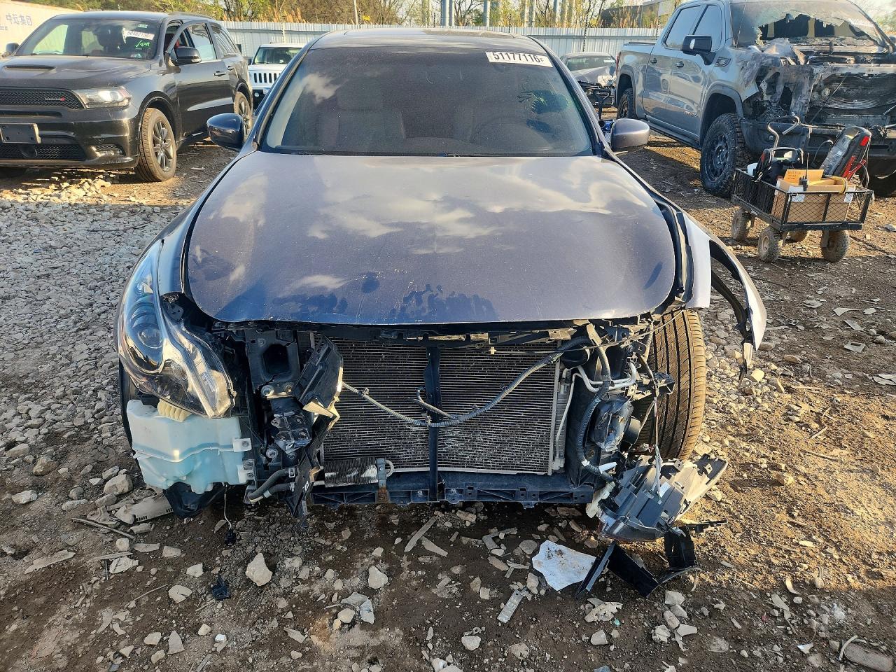 2011 Infiniti G37 Sedan X Blue vin: JN1CV6AR0BM404882