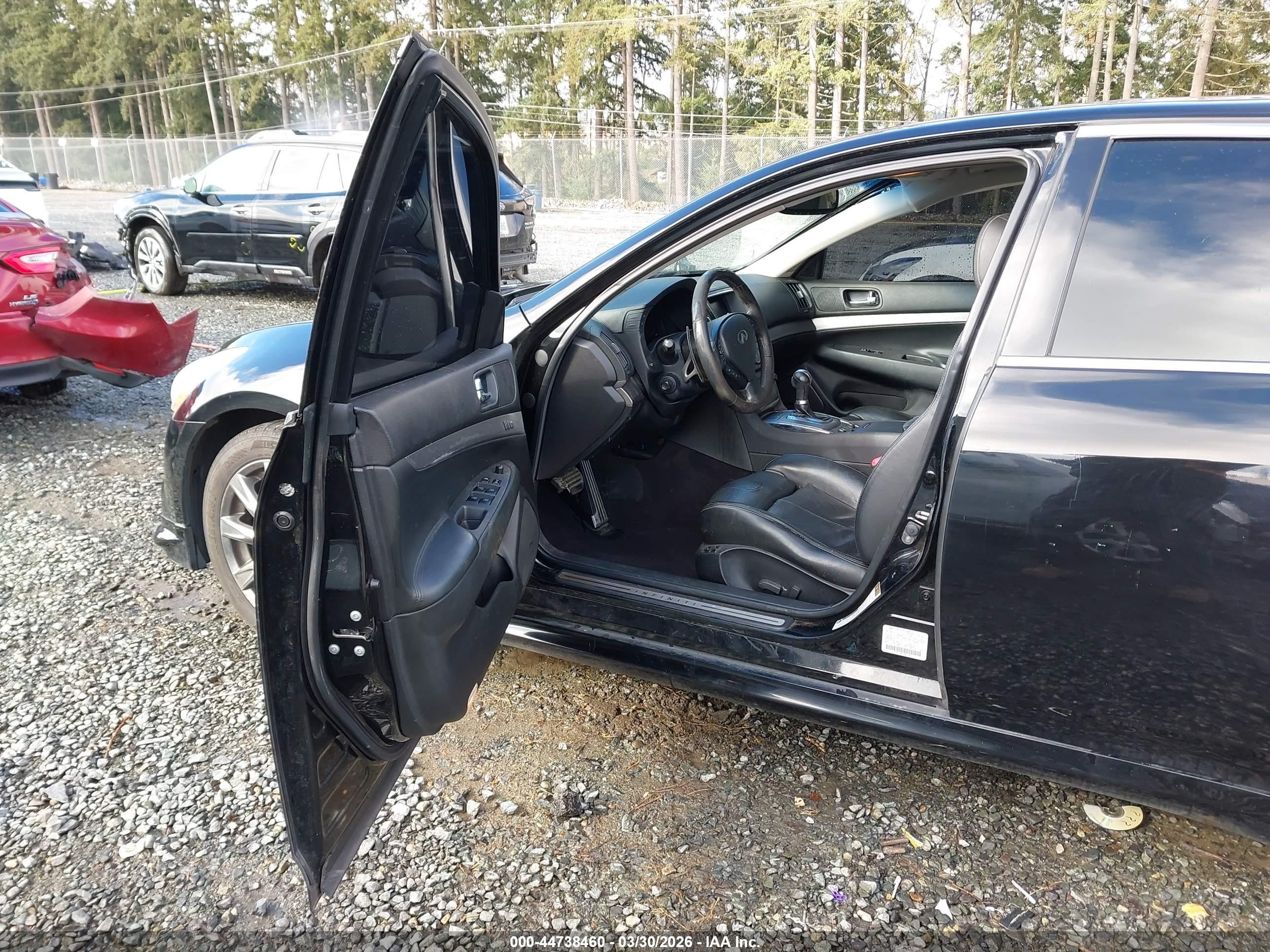 2012 Infiniti G37x Limited Edition Black vin: JN1CV6AR0CM672039