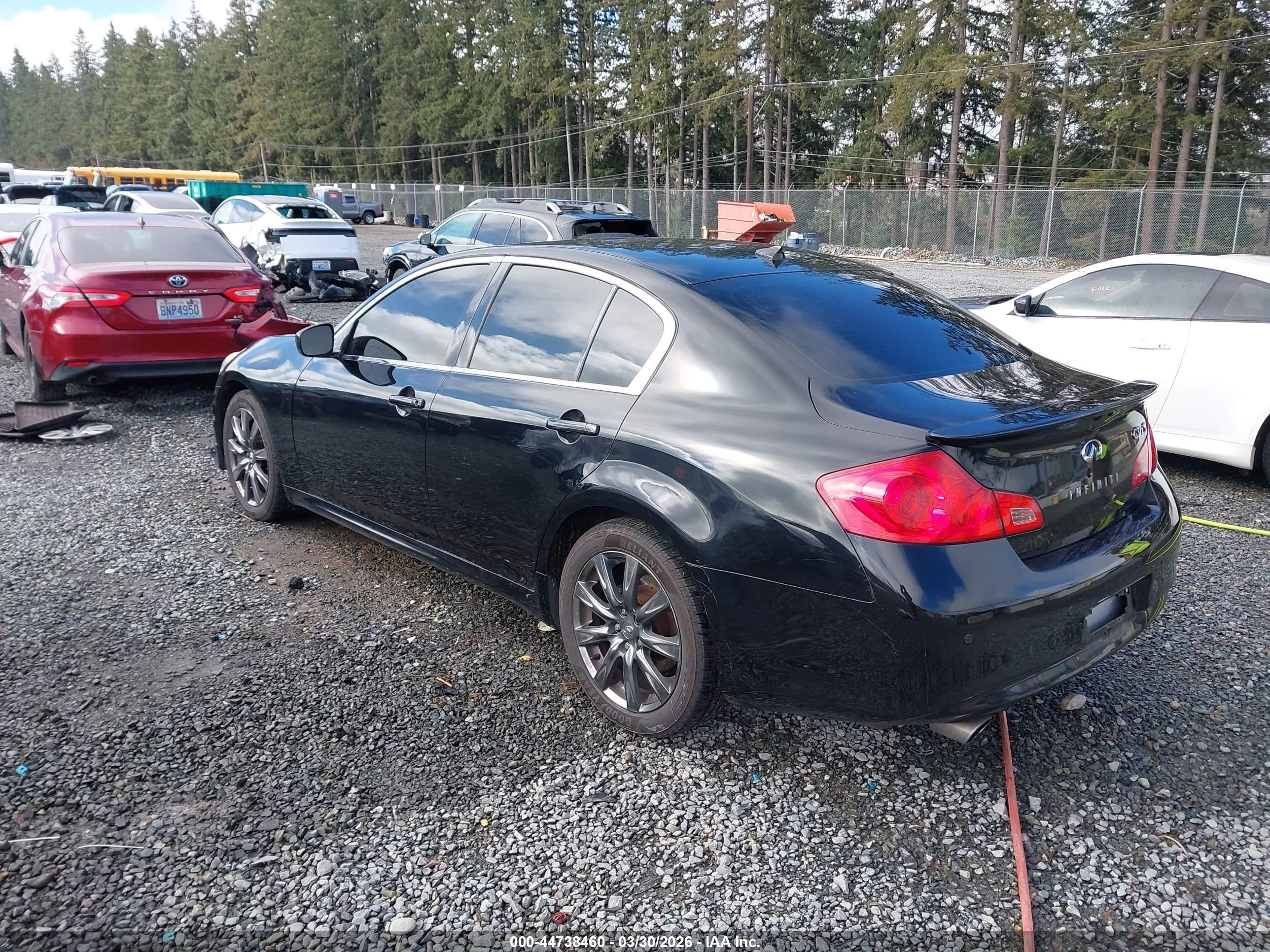 2012 Infiniti G37x Limited Edition Black vin: JN1CV6AR0CM672039