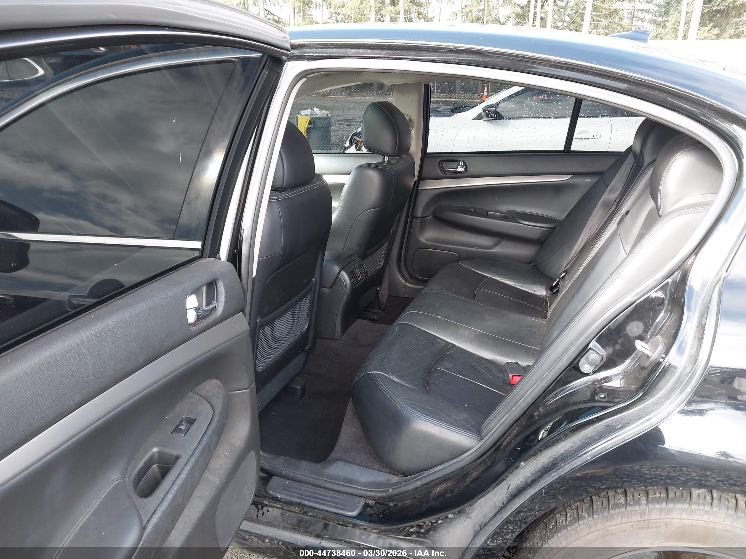 2012 Infiniti G37x Limited Edition Black vin: JN1CV6AR0CM672039
