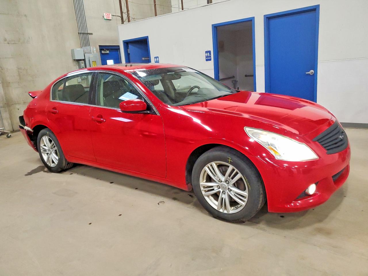 2012 Infiniti G37 Sedan X Красный vin: JN1CV6AR0CM674695