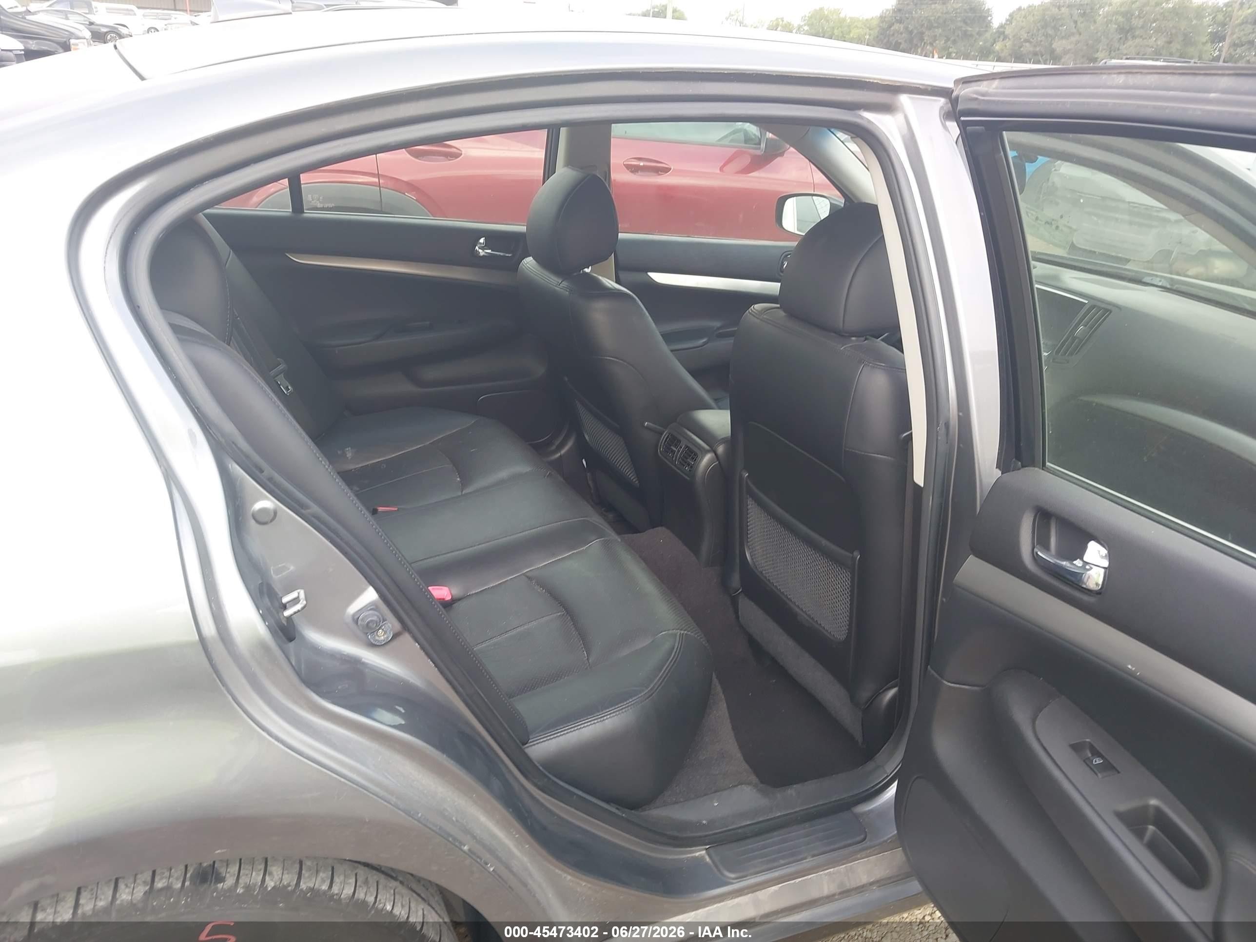 2012 Infiniti G37x   Gray vin: JN1CV6AR0CM677127