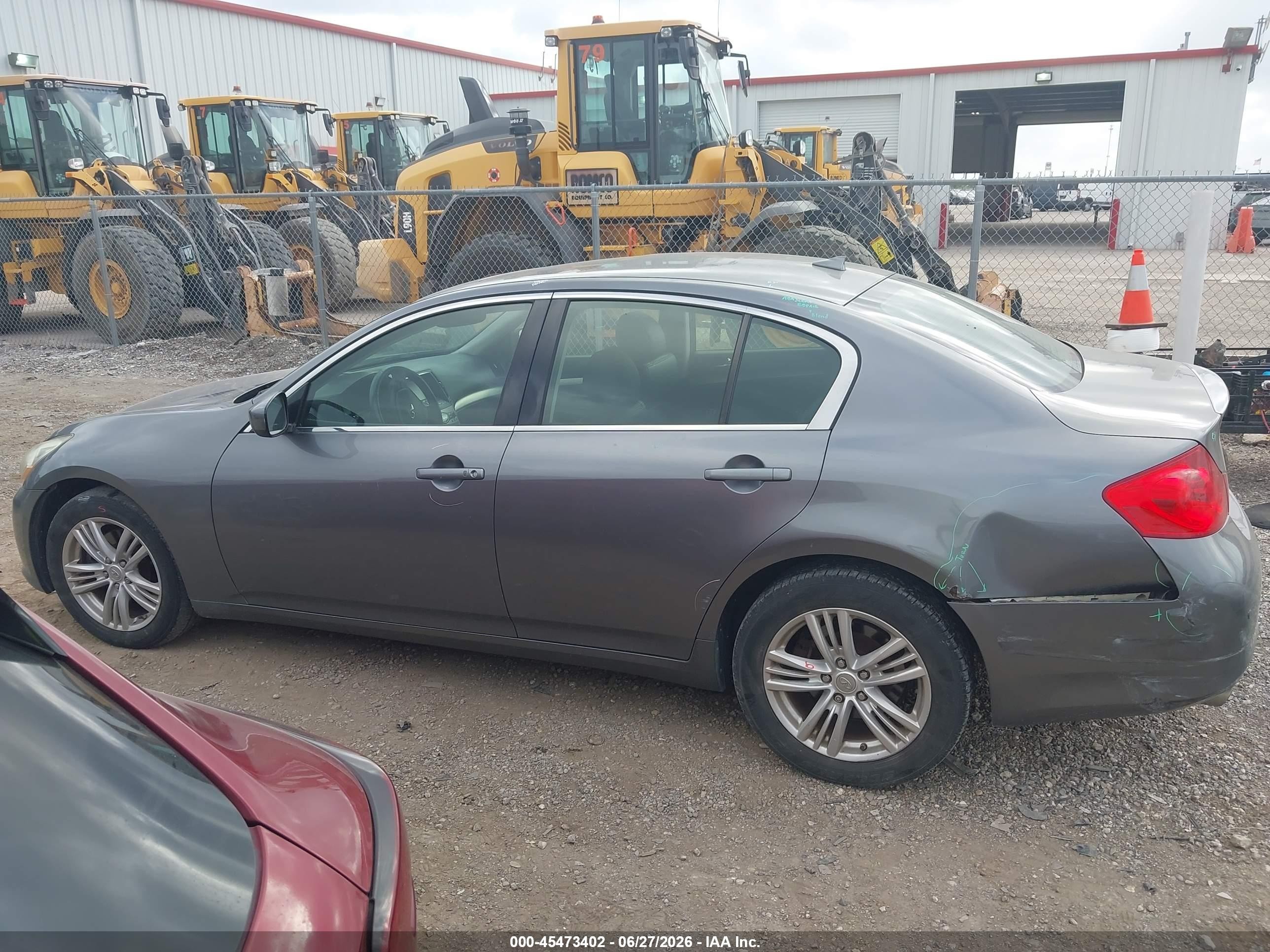 2012 Infiniti G37x   Gray vin: JN1CV6AR0CM677127