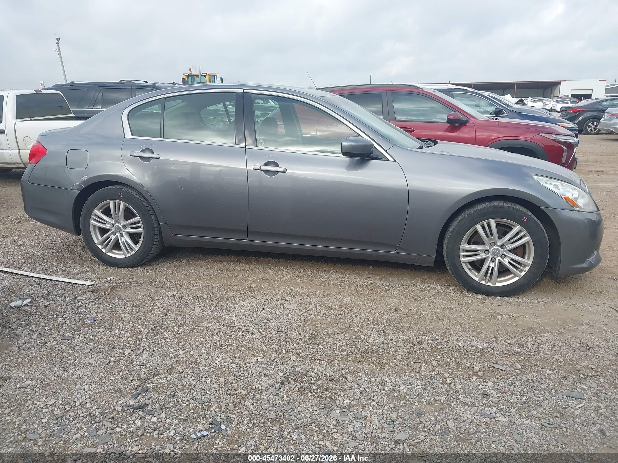 2012 Infiniti G37x   Gray vin: JN1CV6AR0CM677127