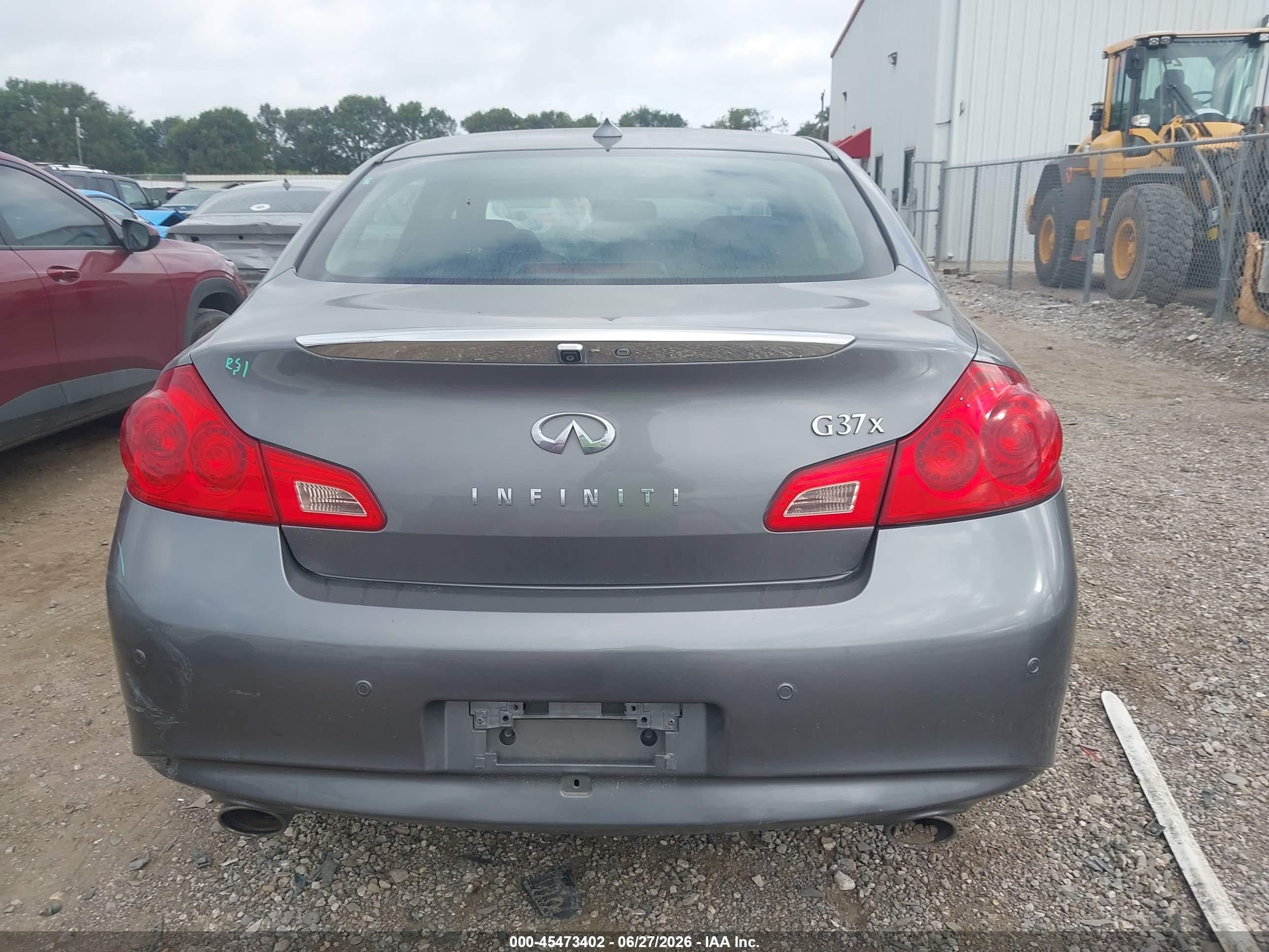 2012 Infiniti G37x   Gray vin: JN1CV6AR0CM677127