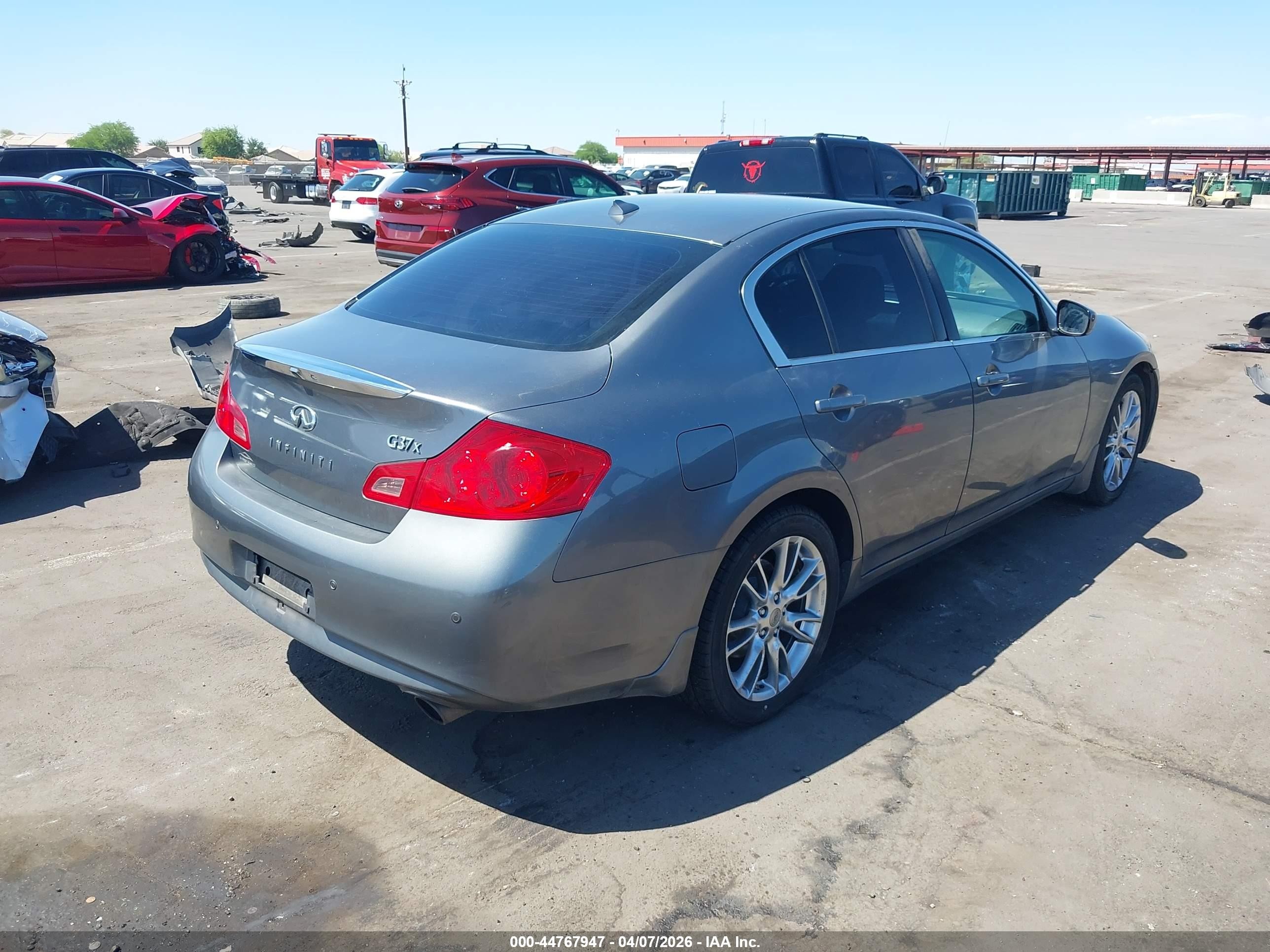 2012 Infiniti G37x   Gray vin: JN1CV6AR0CM677306