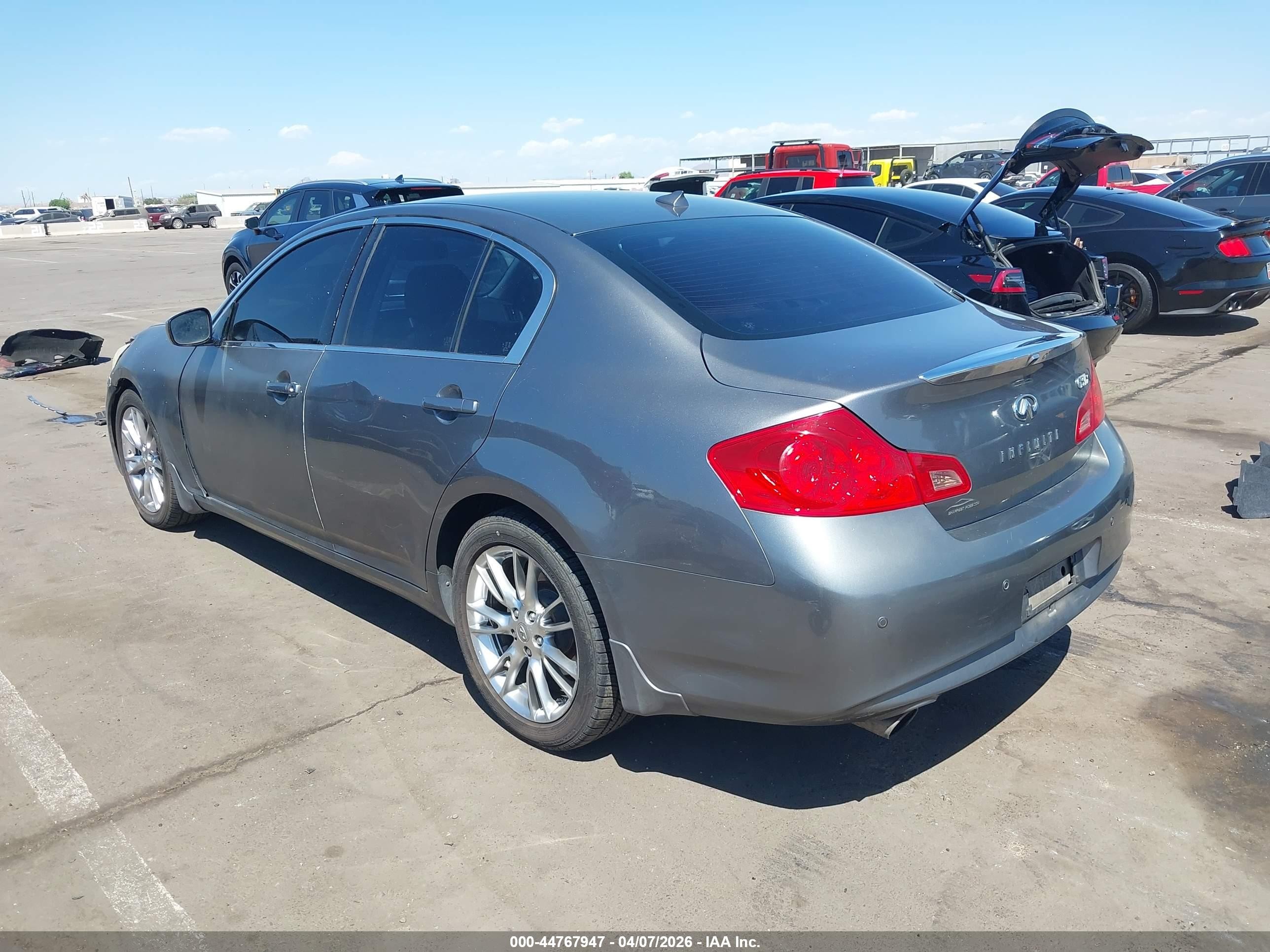 2012 Infiniti G37x   Gray vin: JN1CV6AR0CM677306