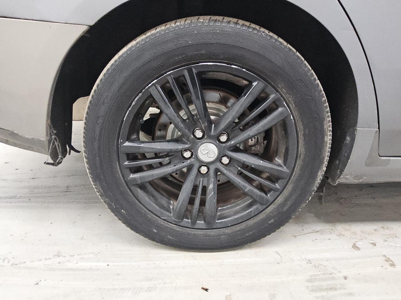 2012 Infiniti G37 Sedan X Серый vin: JN1CV6AR0CM681047 Damage: Right Rear Wheel, Curb Rash, > 12 Inches