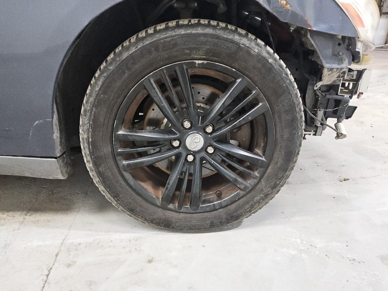 2012 Infiniti G37 Sedan X Серый vin: JN1CV6AR0CM681047 Damage: Right Front Wheel, Curb Rash, > 12 Inches