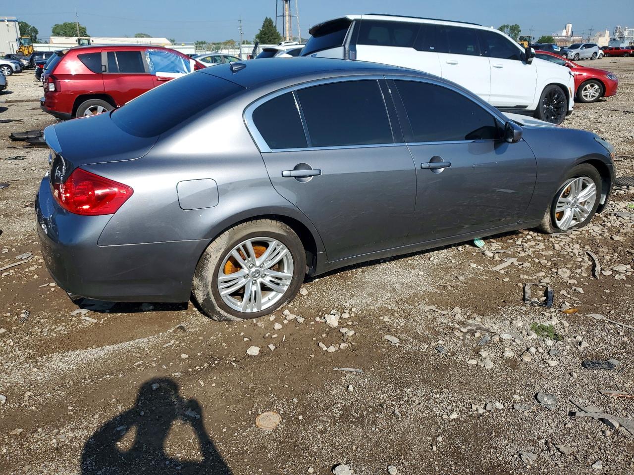 2012 Infiniti G37 Sedan X Charcoal vin: JN1CV6AR0CM681159