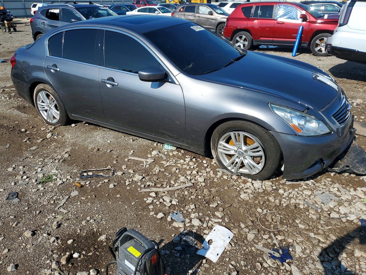 2012 Infiniti G37 Sedan X Charcoal vin: JN1CV6AR0CM681159