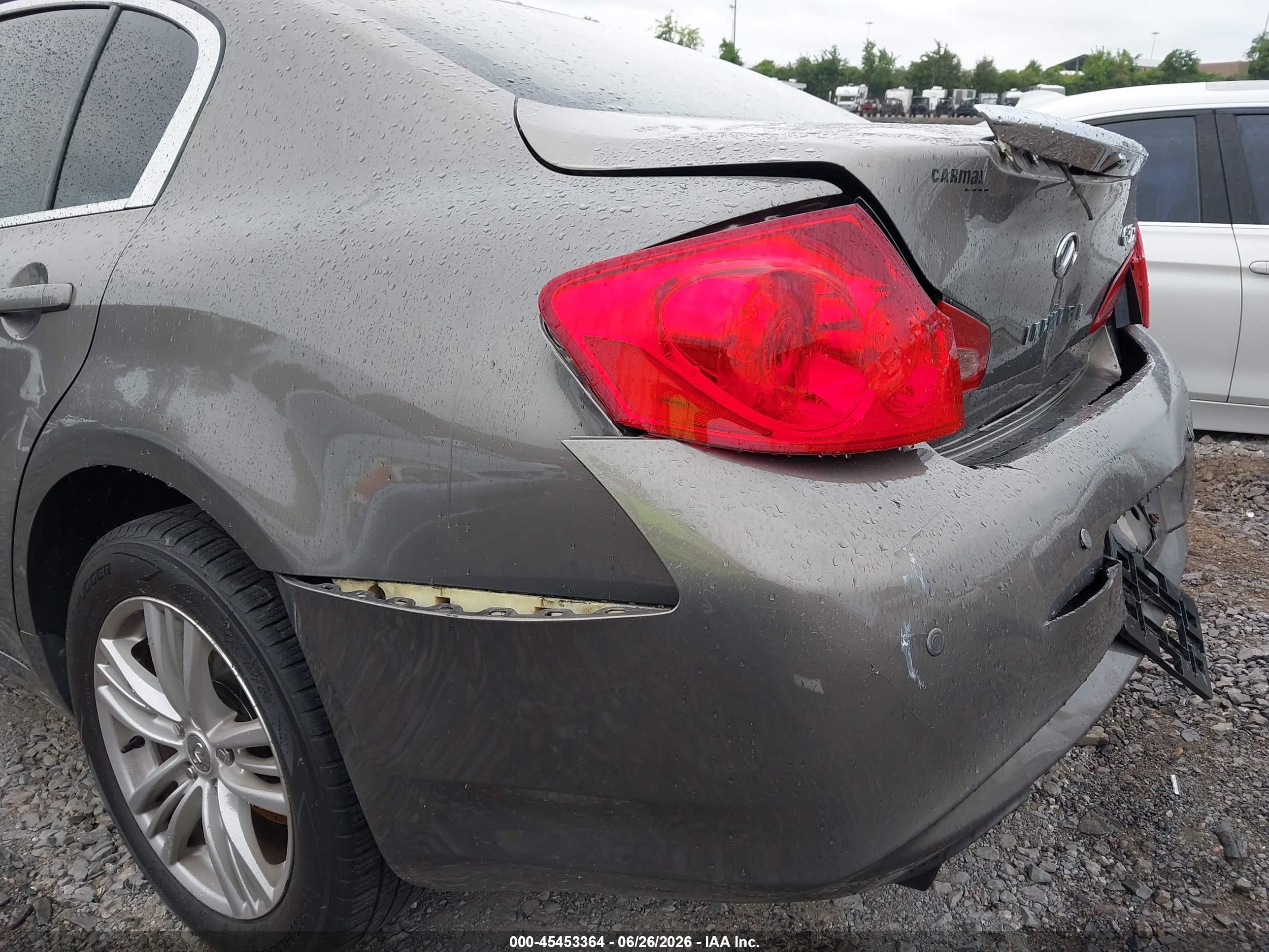 2012 Infiniti G37   Gray vin: JN1CV6AR0CM681310