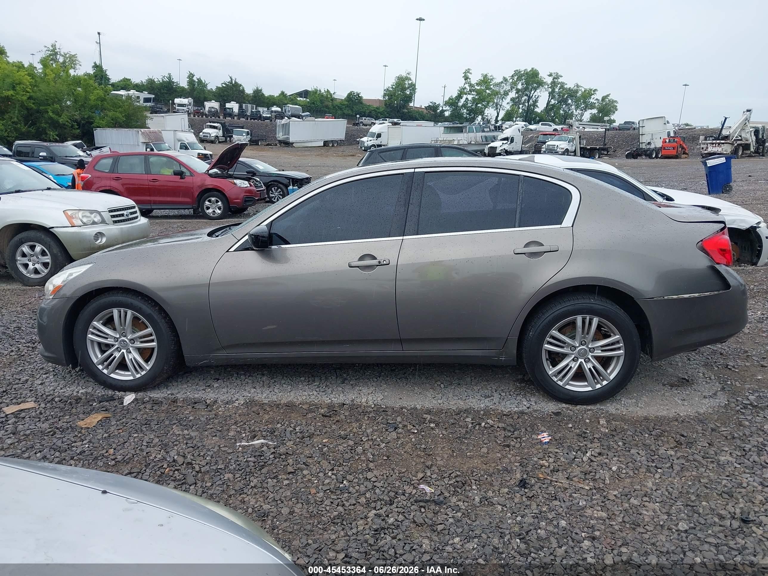 2012 Infiniti G37   Gray vin: JN1CV6AR0CM681310