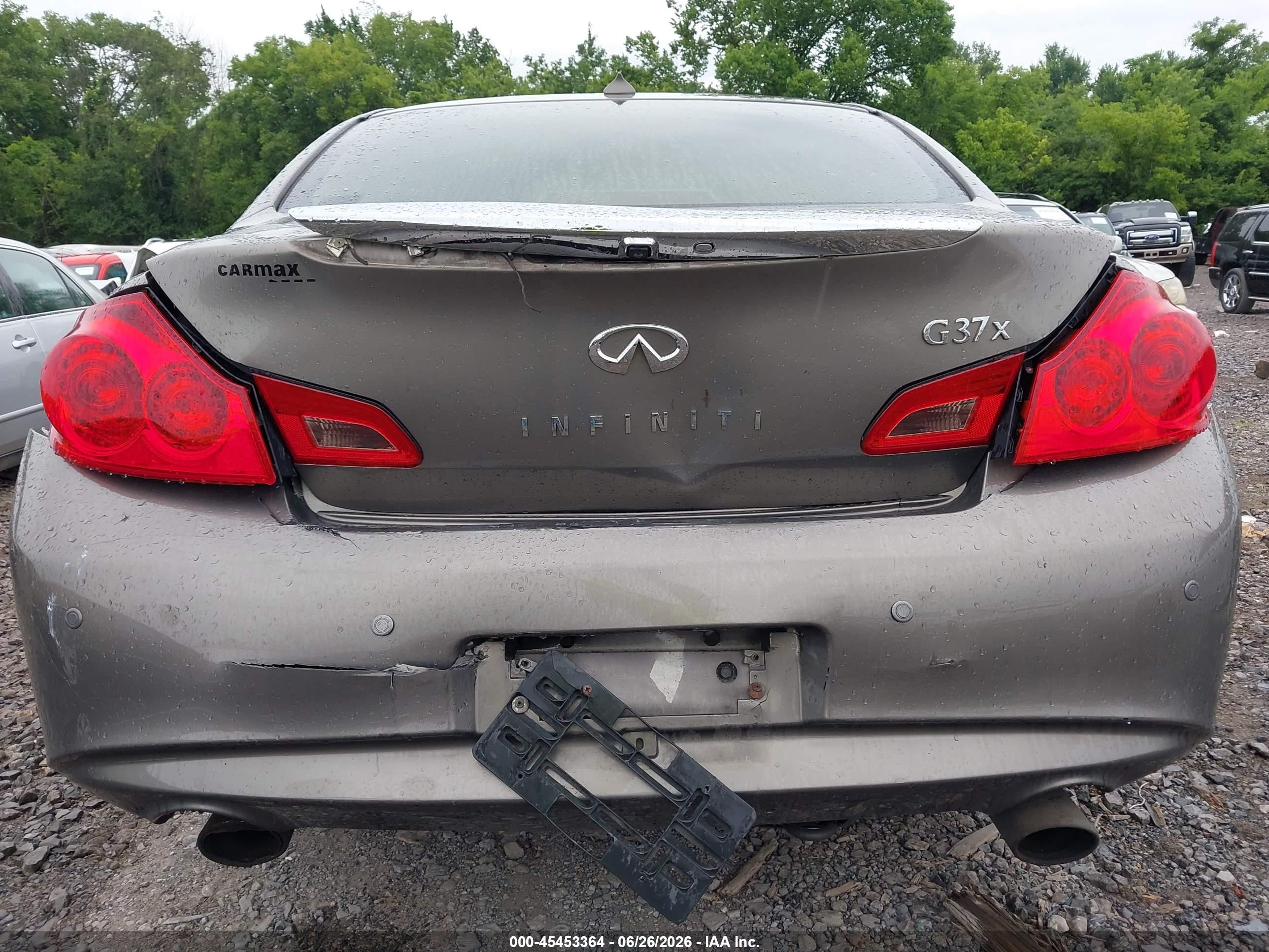 2012 Infiniti G37   Gray vin: JN1CV6AR0CM681310