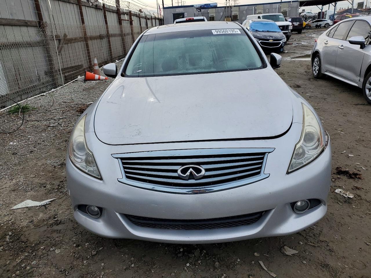 2012 Infiniti G37 Silver vin: JN1CV6AR0CM970963