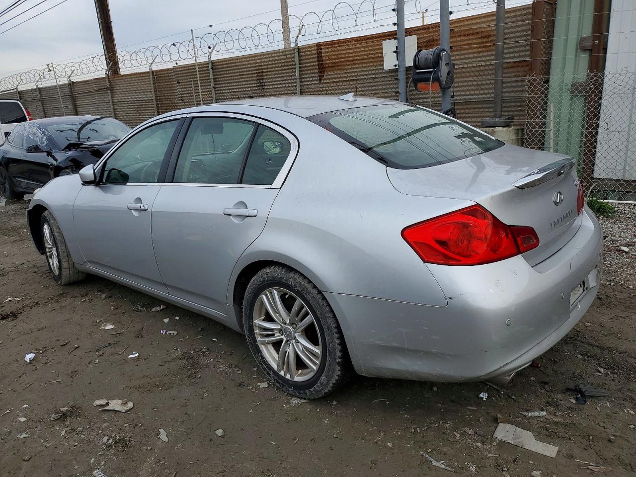2012 Infiniti G37 Silver vin: JN1CV6AR0CM970963