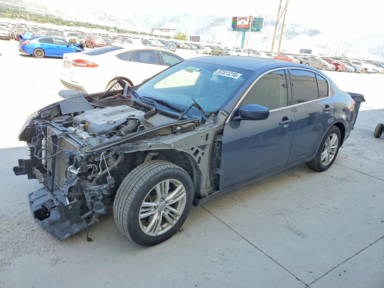 2012 Infiniti G37 Sedan X Gray vin: JN1CV6AR0CM972812