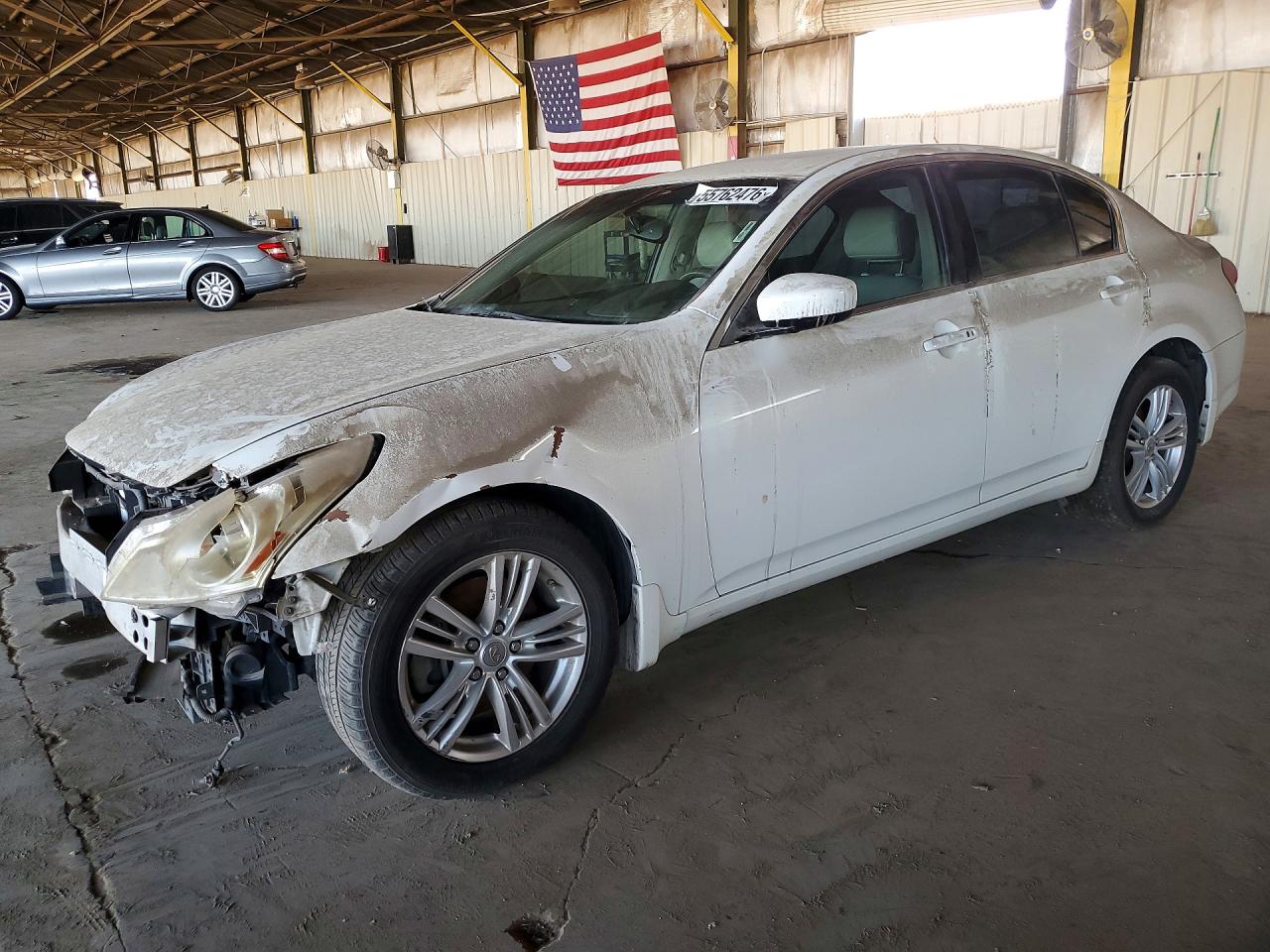 2012 Infiniti G37 Sedan X White vin: JN1CV6AR0CM973216