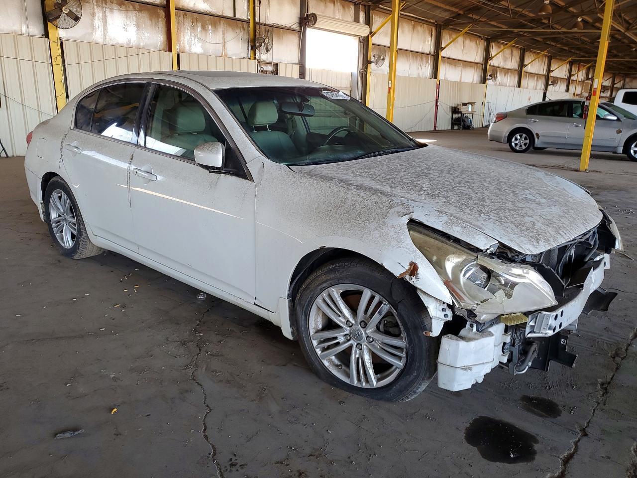 2012 Infiniti G37 Sedan X White vin: JN1CV6AR0CM973216