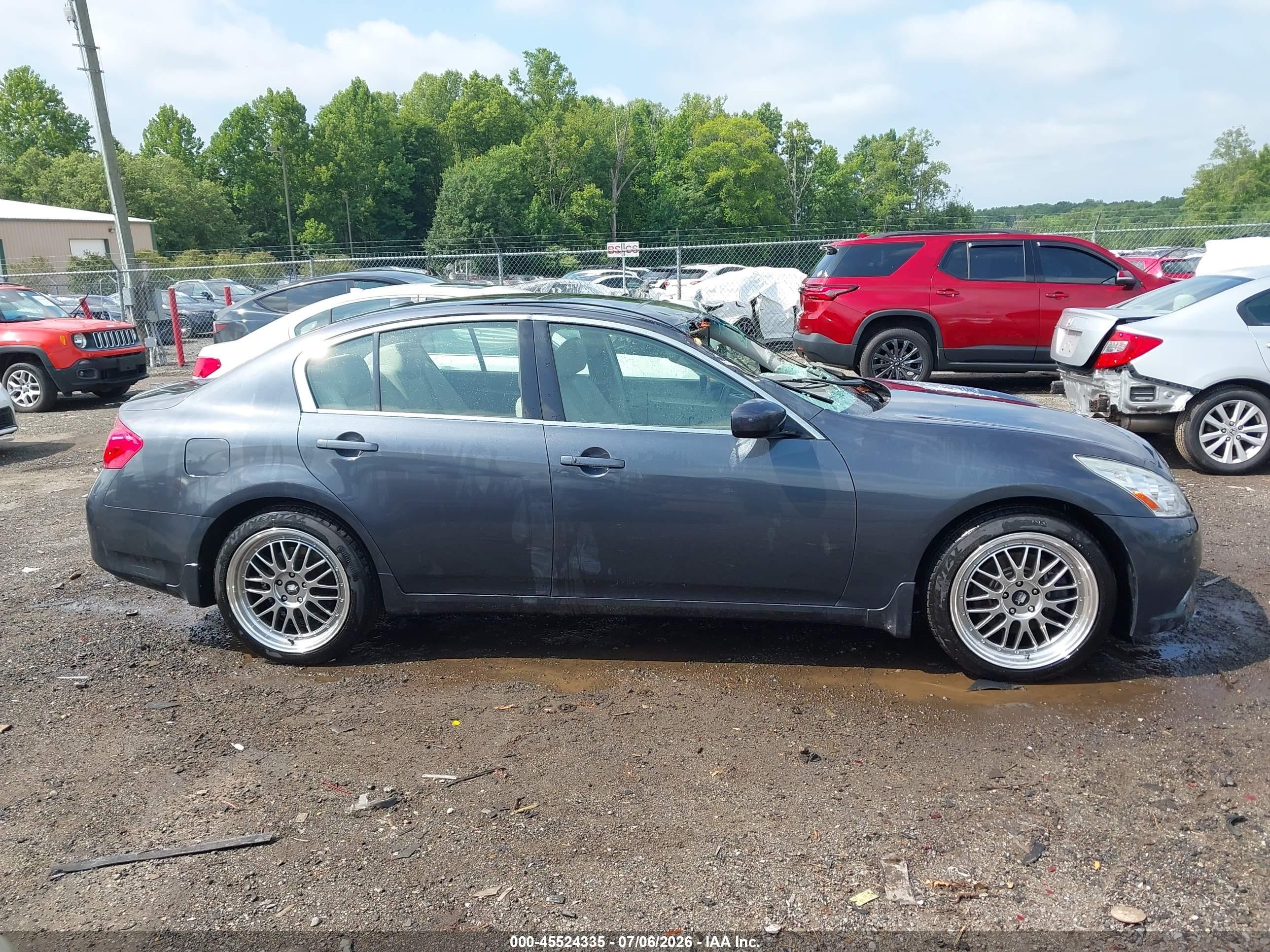 2012 Infiniti G37x Gray vin: JN1CV6AR0CM973670