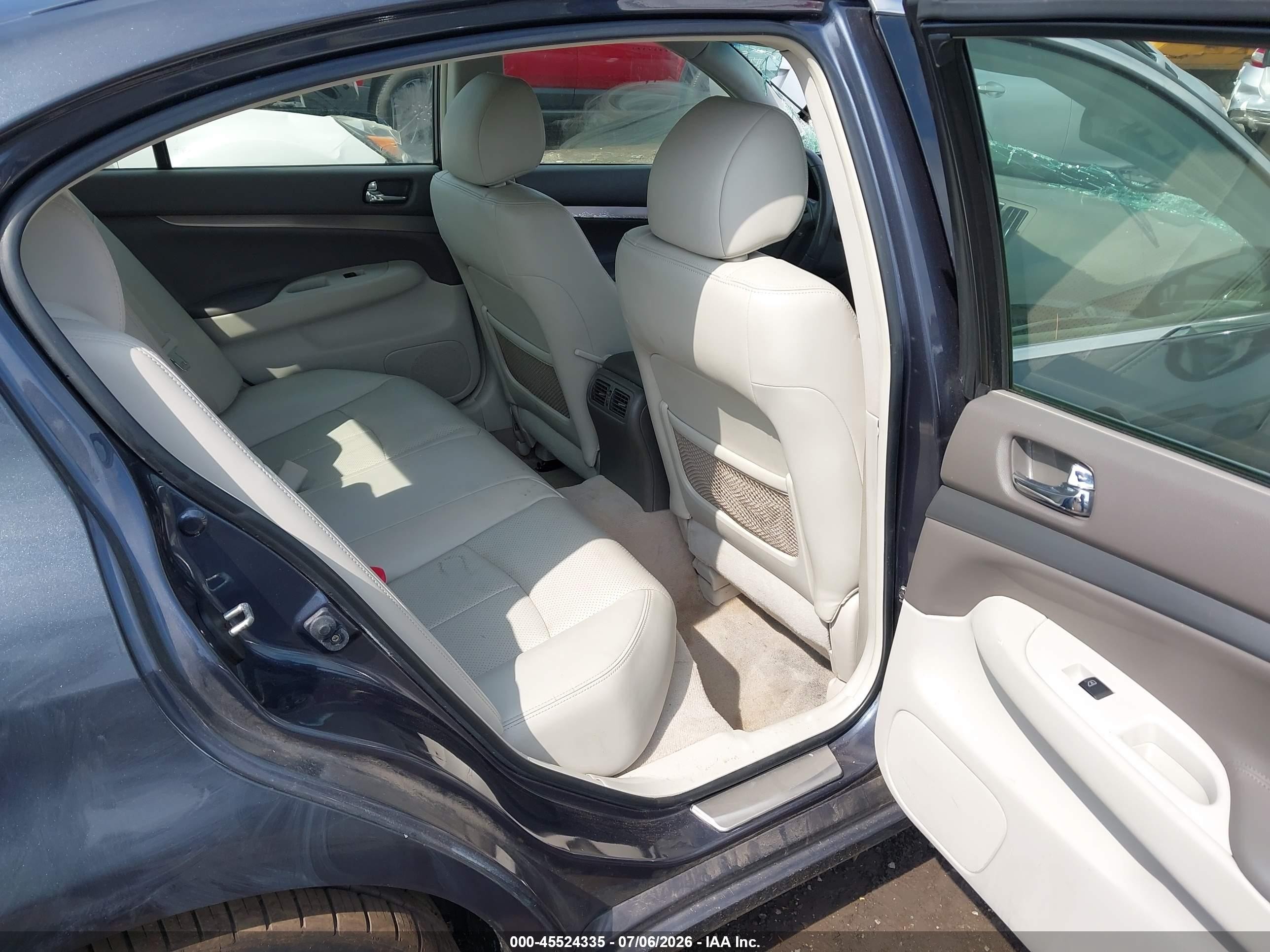 2012 Infiniti G37x Gray vin: JN1CV6AR0CM973670