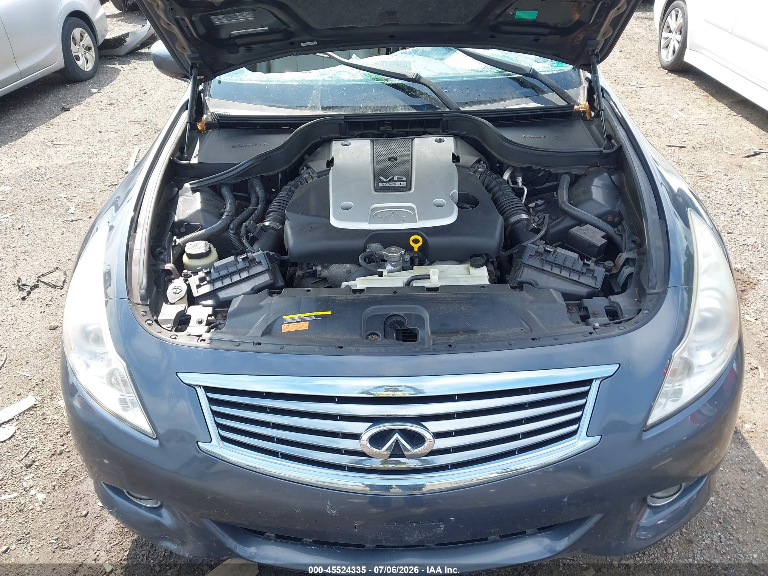 2012 Infiniti G37x Gray vin: JN1CV6AR0CM973670