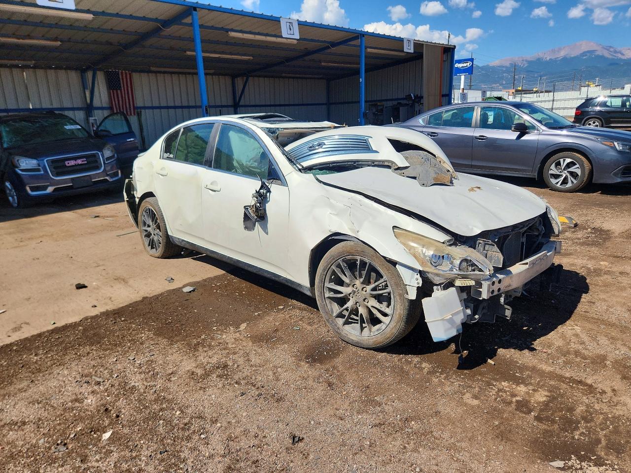 2012 Infiniti G37 Sedan X White vin: JN1CV6AR0CM977394