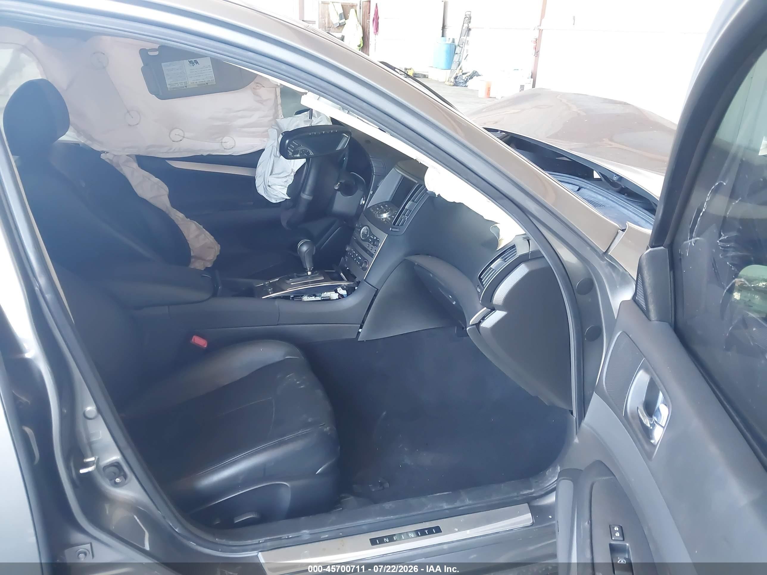 2013 Infiniti G37x   Gray vin: JN1CV6AR0DM354486