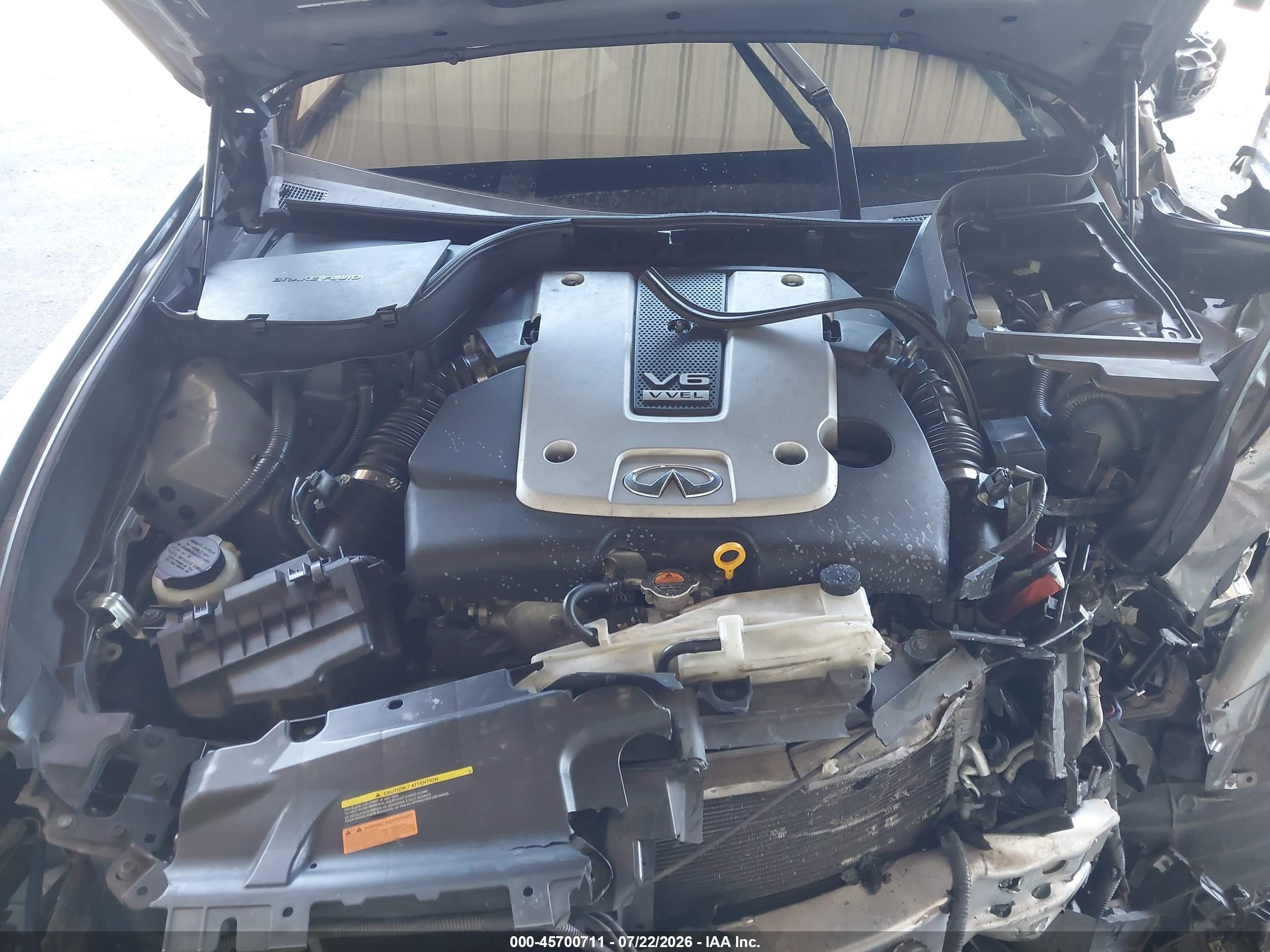2013 Infiniti G37x   Gray vin: JN1CV6AR0DM354486