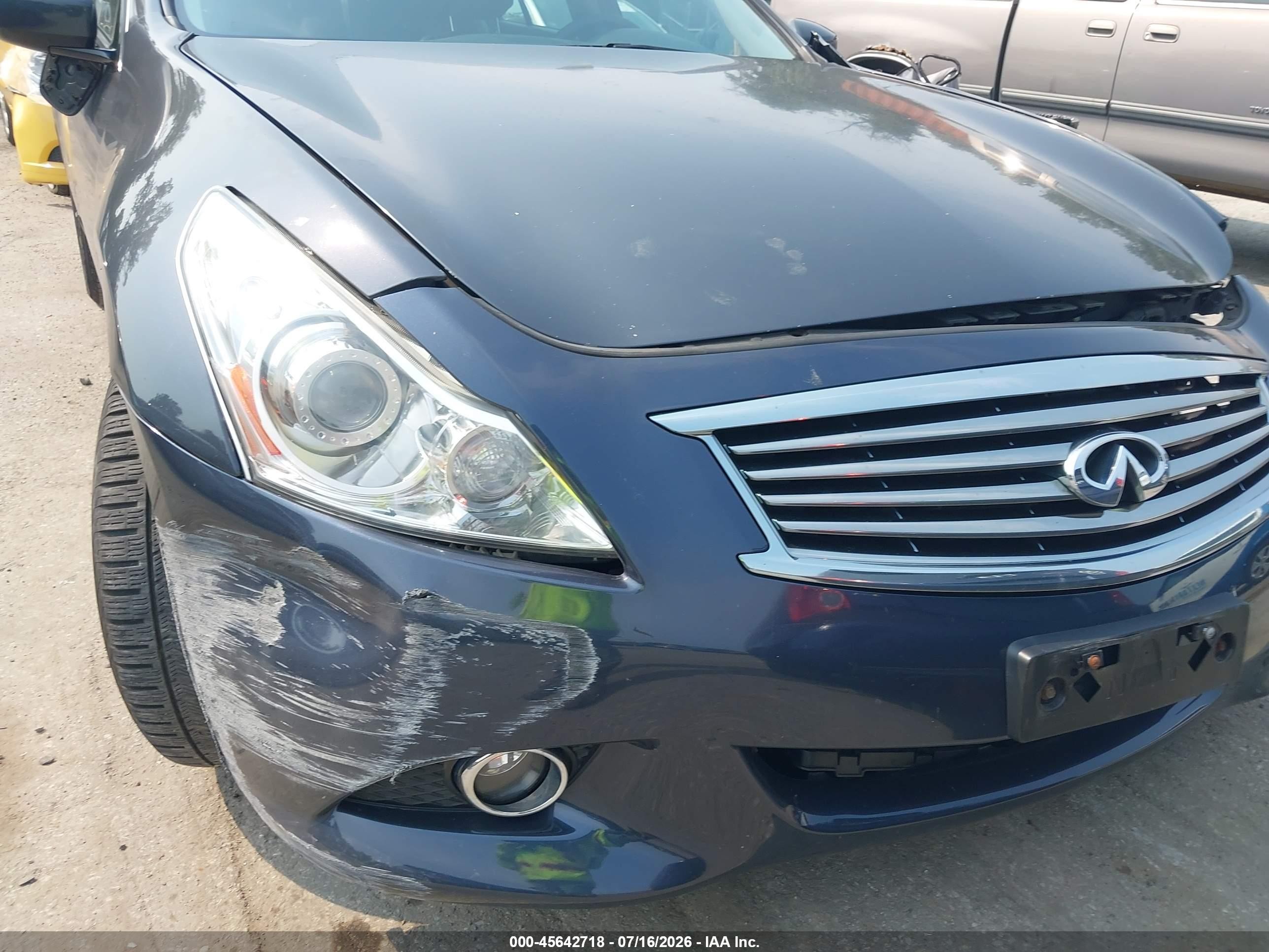 2013 Infiniti G37x   Серый vin: JN1CV6AR0DM355122