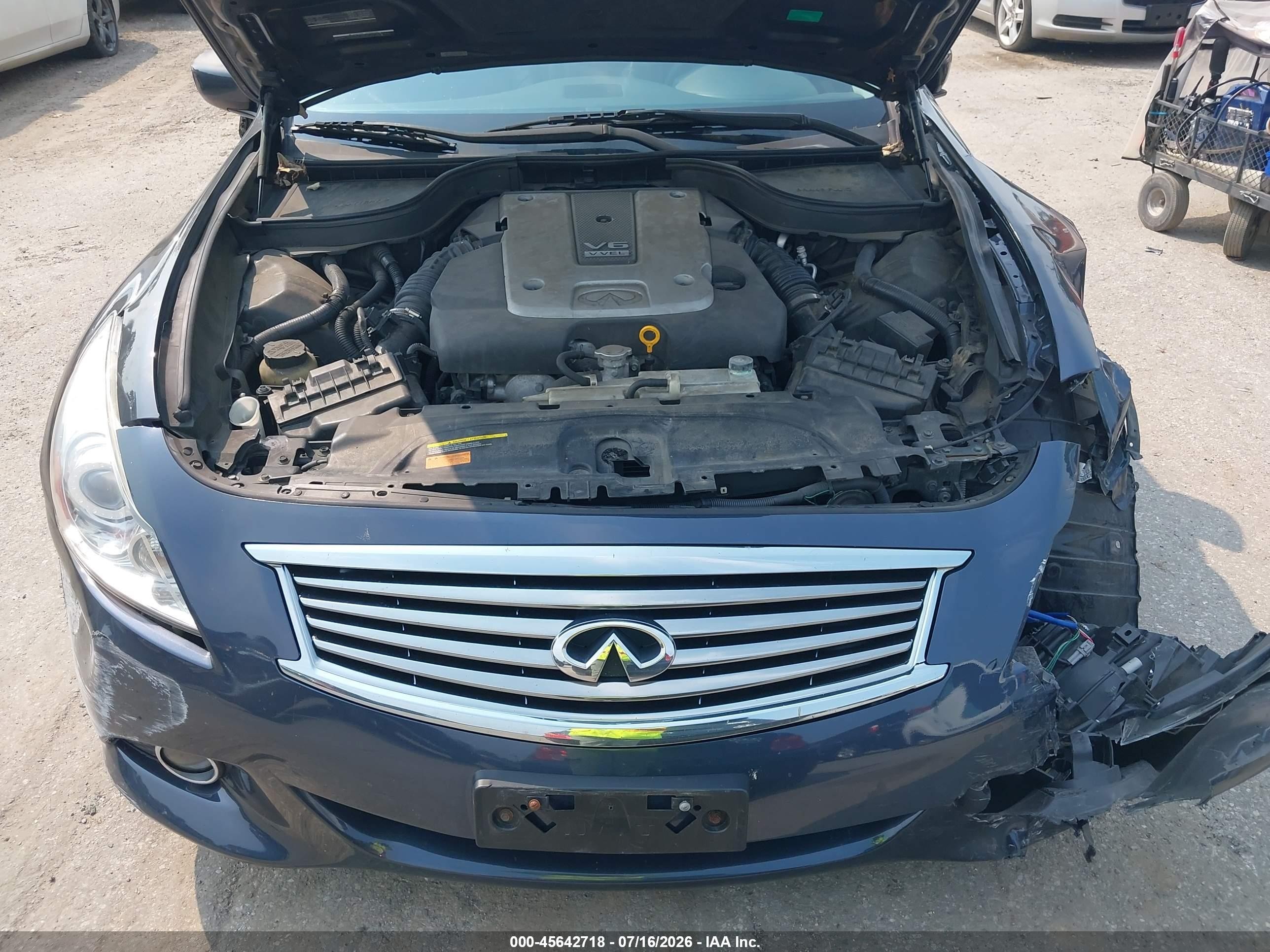 2013 Infiniti G37x   Серый vin: JN1CV6AR0DM355122