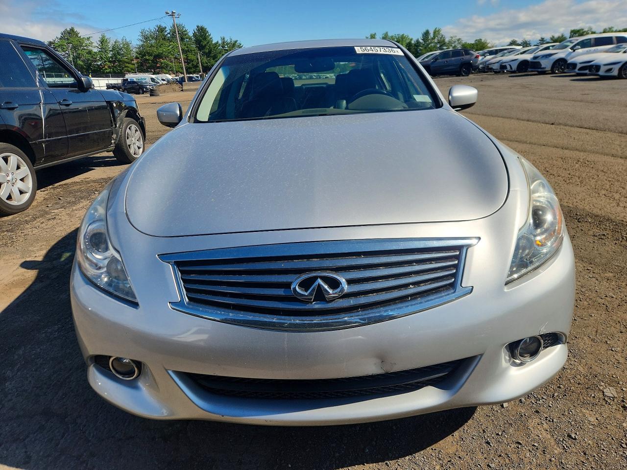 2013 Infiniti G37 Sedan X Silver vin: JN1CV6AR0DM355492