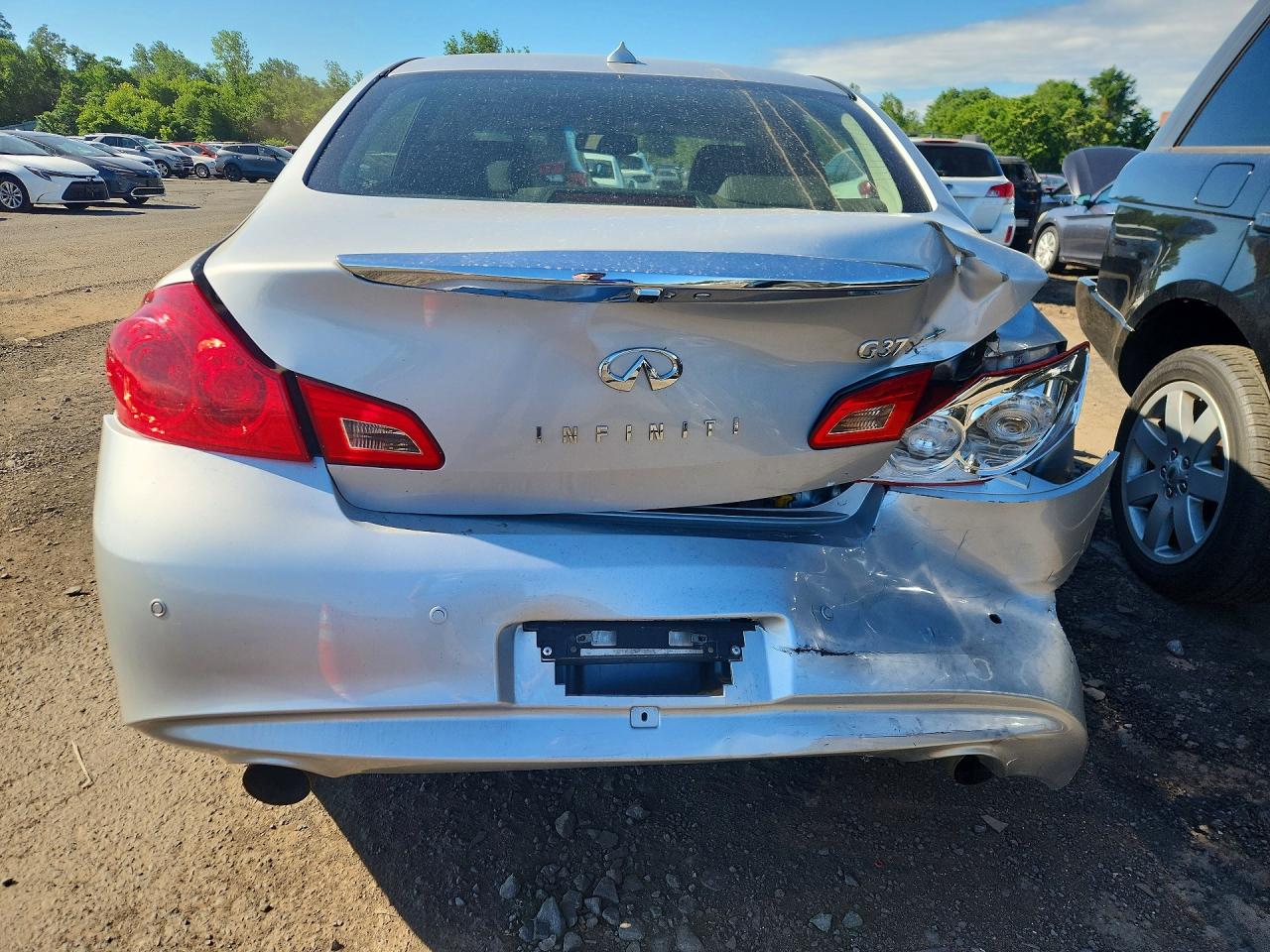 2013 Infiniti G37 Sedan X Silver vin: JN1CV6AR0DM355492