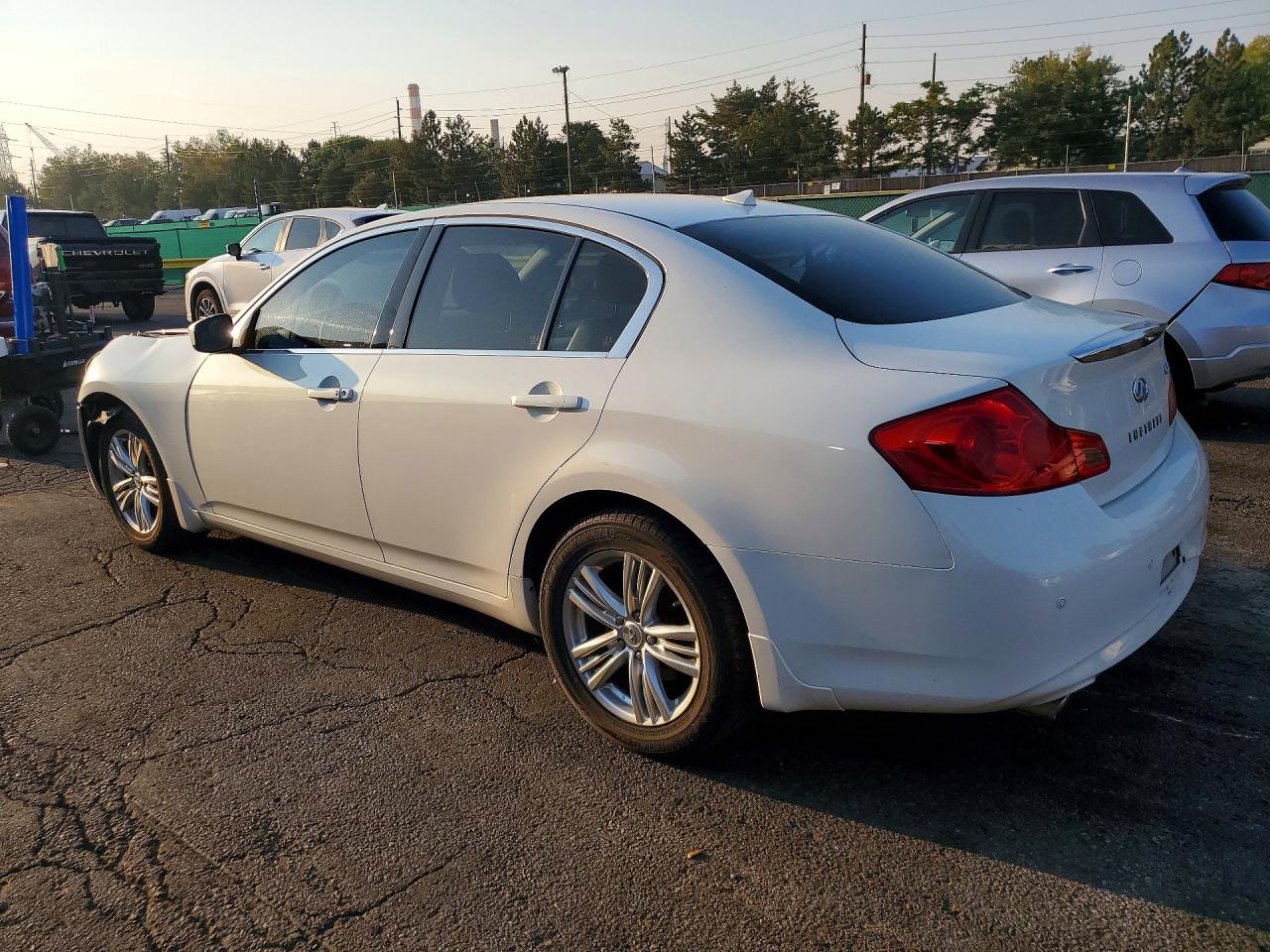 2013 Infiniti G37 Sedan X White vin: JN1CV6AR0DM357291