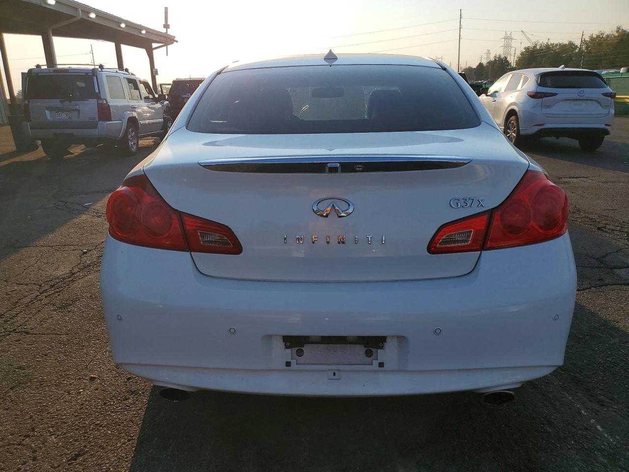 2013 Infiniti G37 Sedan X White vin: JN1CV6AR0DM357291